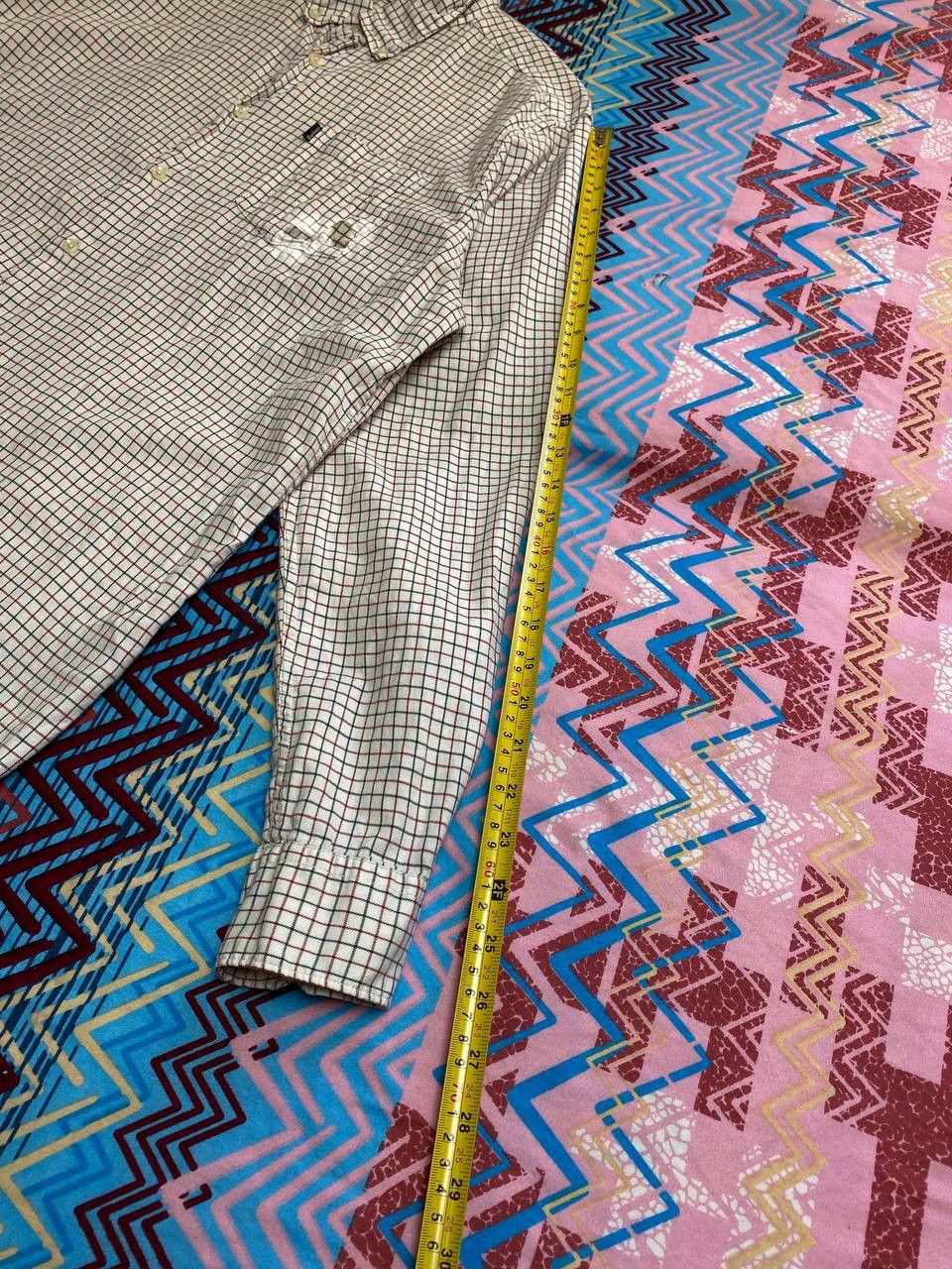 Barbour × Vintage Barbour Vintage Mens Tattersall Flannel Check Shirt Size US L / EU 52-54 / 3 - 15 Thumbnail
