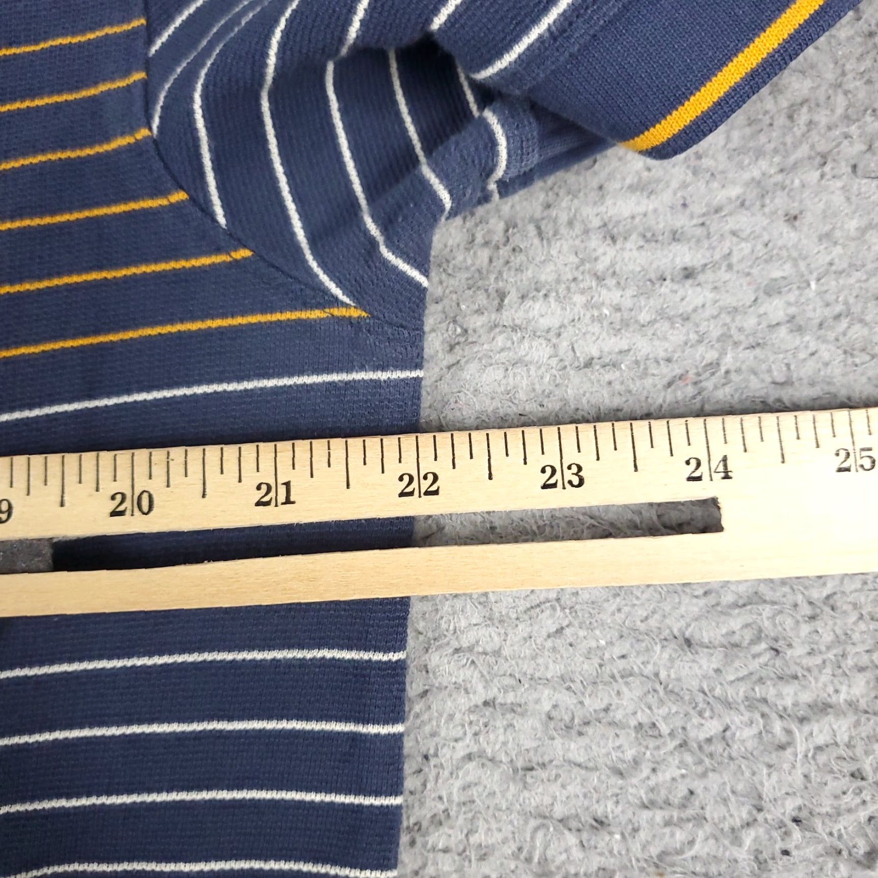 Nautica Nautica Polo Shirt Adult XL Blue White Striped Casual Short Sleeve Mens Size US XL / EU 56 / 4 - 5 Thumbnail