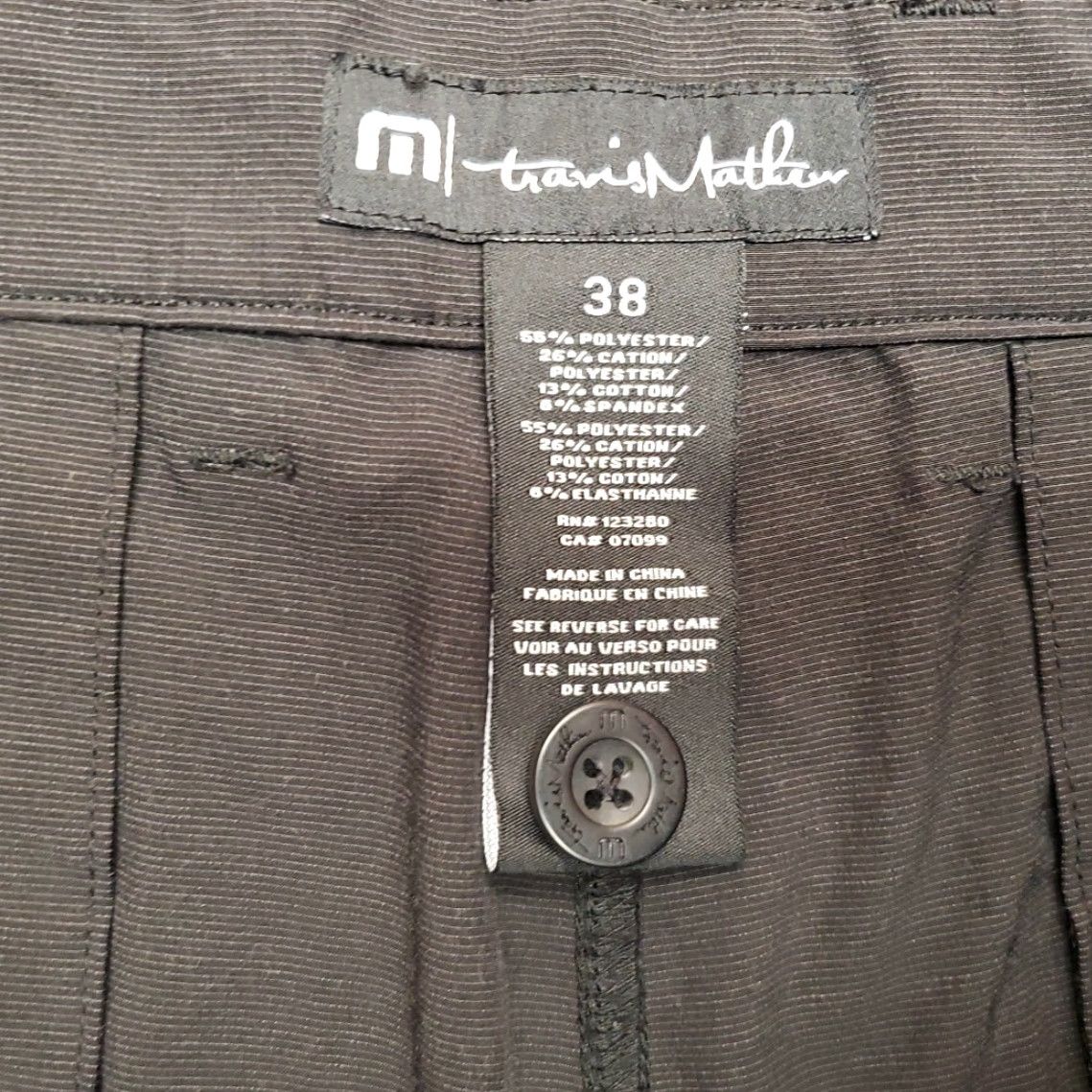 TravisMathew VINTAGE Travis Mathew Shorts Mens 38 Gray Performance Stretch Blend Golf Size US 38 / EU 54 - 4 Thumbnail