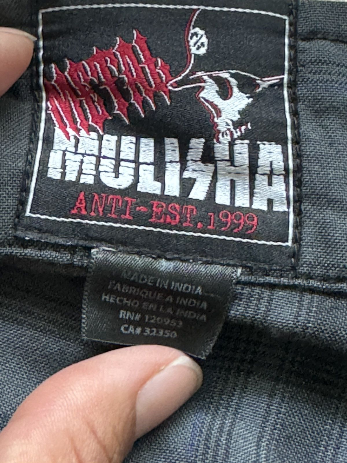 Metal Mulisha Size 33 Metal Mulisha Mens Embroidered Logo Chino Shorts Size US 33 - 5 Thumbnail