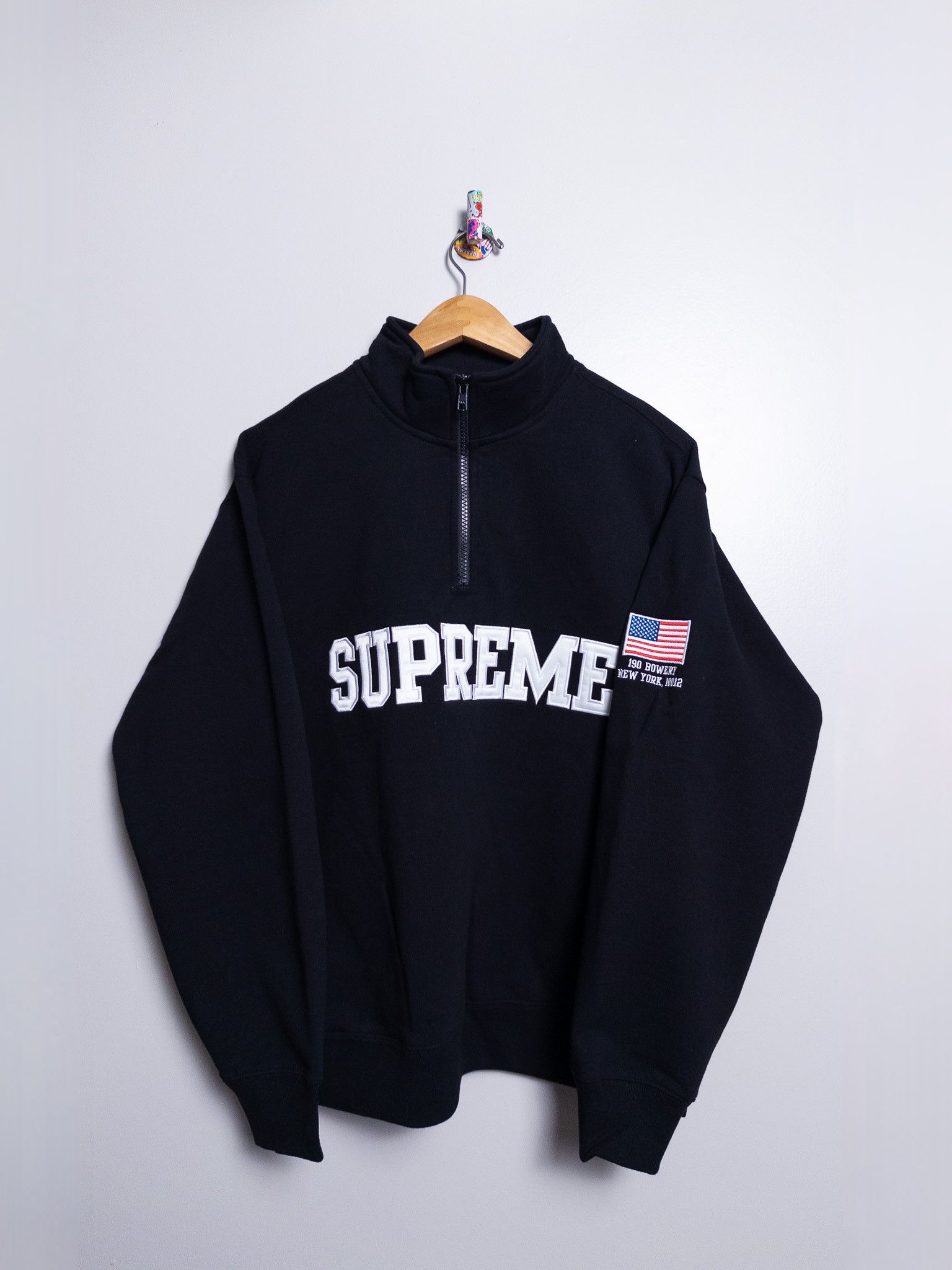 Supreme Supreme Milano Half Zip Pullover Black Size M | Grailed