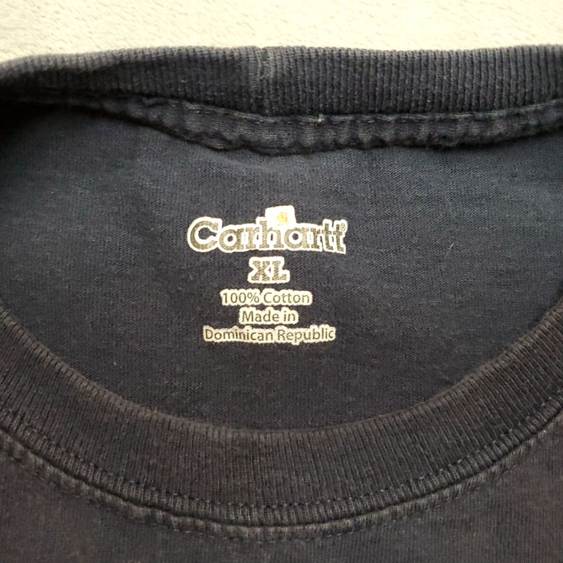 Carhartt VINTAGE Carhartt Shirt Men XL Black Faded Short Sleeve Crewneck Pocket Work Street TEE Size US XL / EU 56 / 4 - 3 Thumbnail