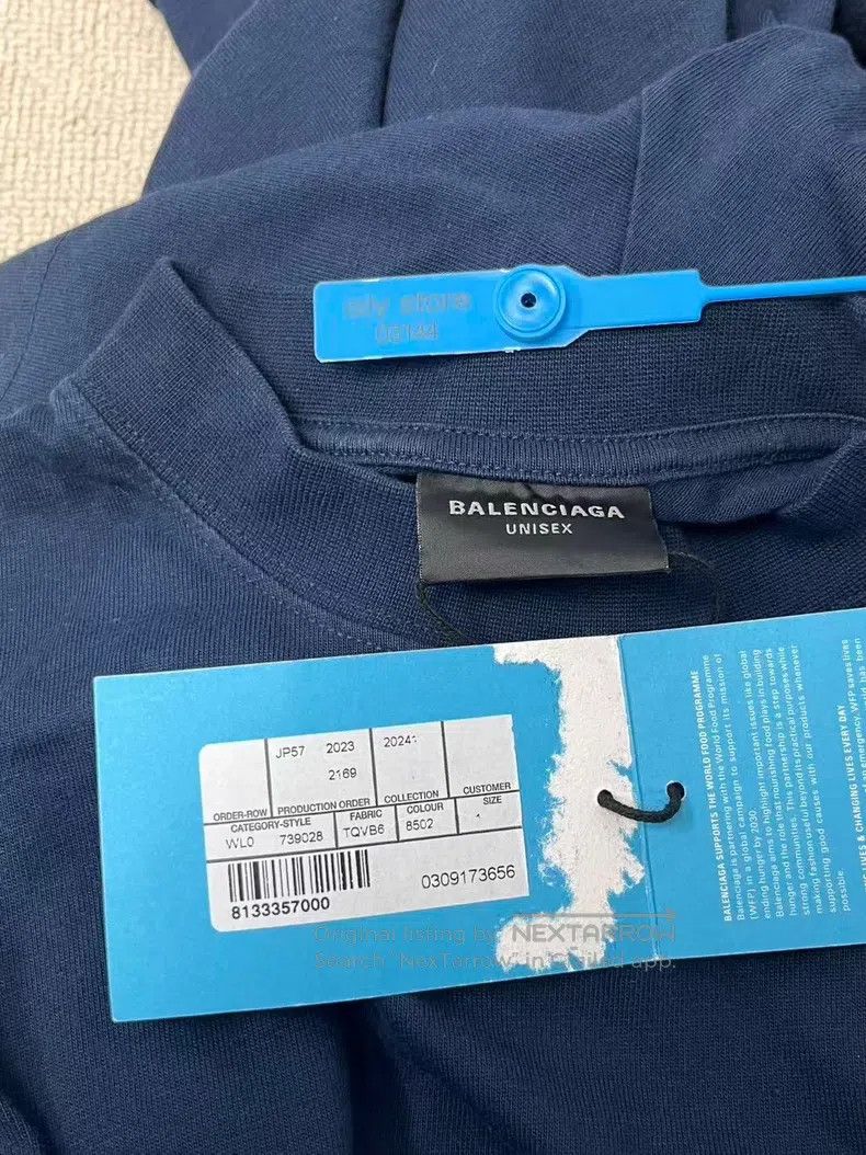 Balenciaga Balenciaga Letter Printed Fitted Short Sleeve T-Shirt Size US S / EU 44-46 / 1 - 5 Thumbnail