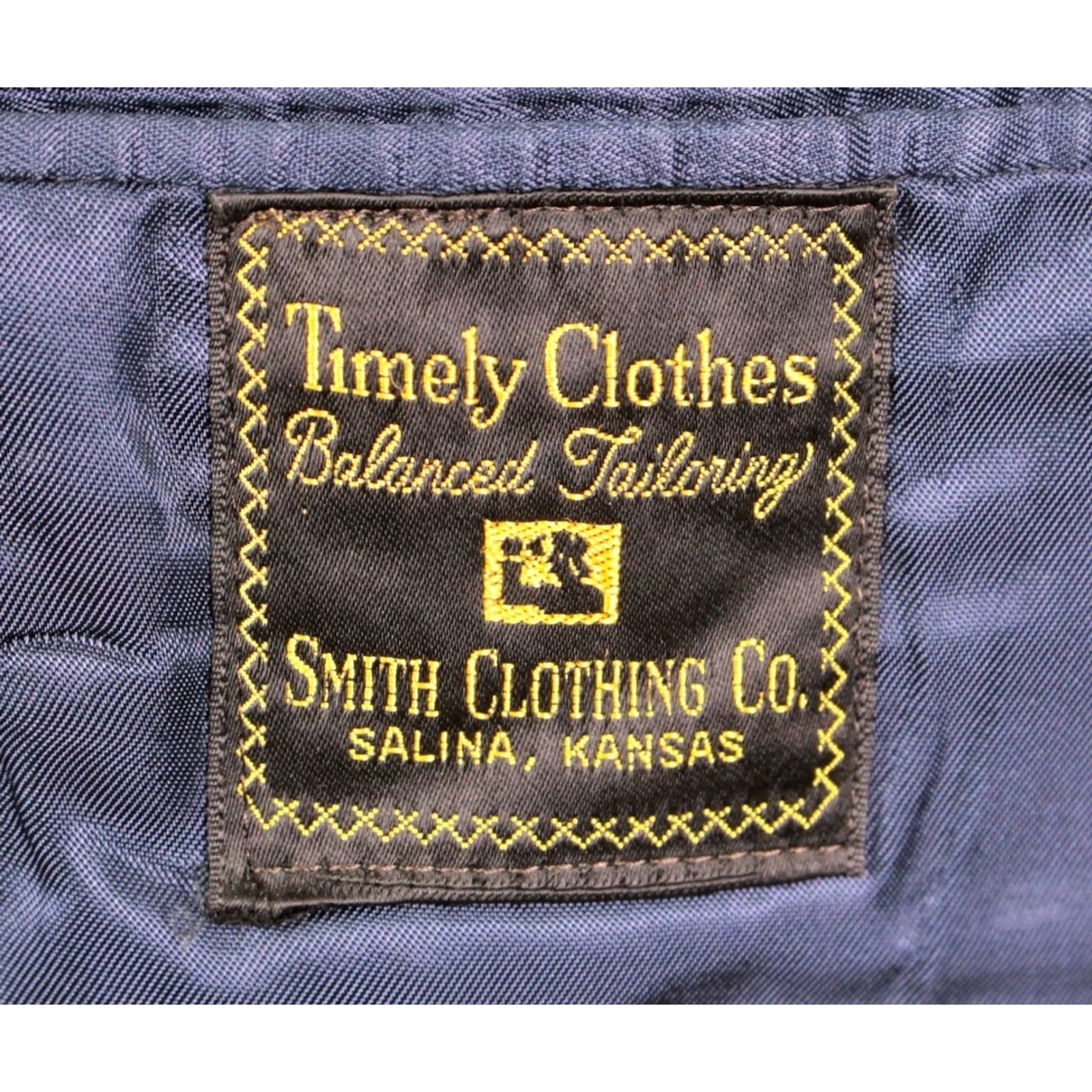 Vintage VINTAGE Mens Blazer Jacket 50s 1950s Wool Dark Blue Size L M Casual, Wool, Blazer, 50s Jacket, 1950s, Original Mens, Blue, 27" Sleeve, 46" Chest Size 42R - 5 Thumbnail