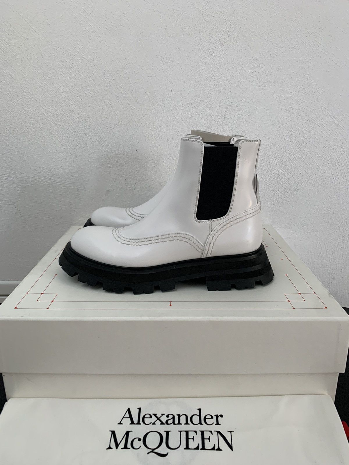 Alexander McQueen Alexander McQueen Leather Boots Size US 7.5 / IT 37.5 - 5 Thumbnail