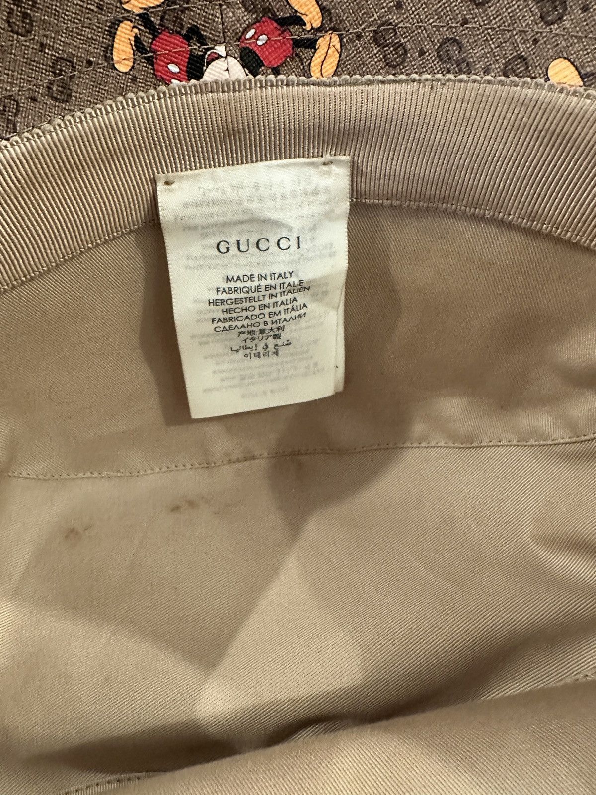 Gucci Gucci x Disney Mickey Mouse Bucket Hat Size ONE SIZE - 6 Thumbnail