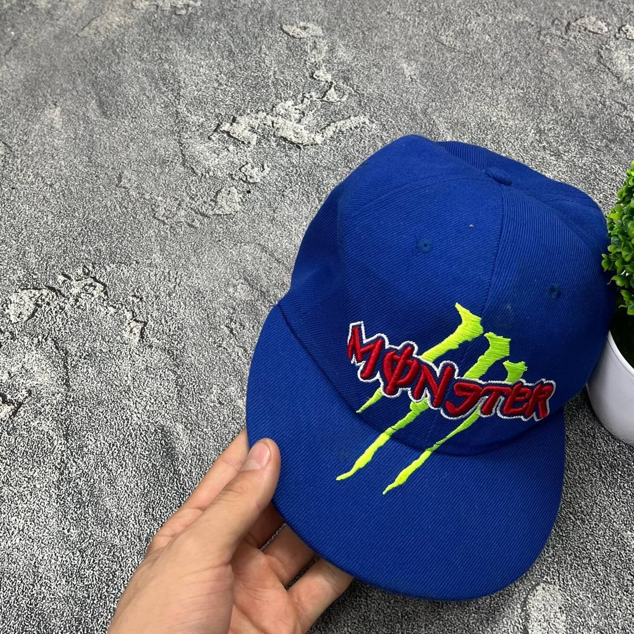 Vintage Vintage Y2K Monster Energy hat cap race moto skate baggy DC Size ONE SIZE - 10 Thumbnail
