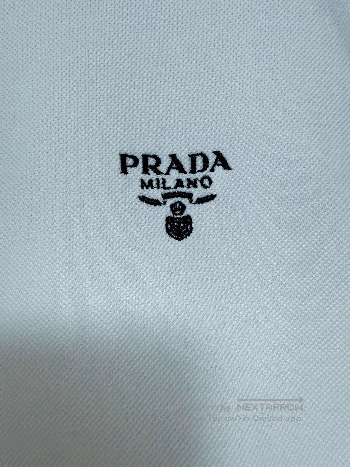 Prada Prada Men's White Short-Sleeve T-Shirt. Size US XL / EU 56 / 4 - 3 Thumbnail