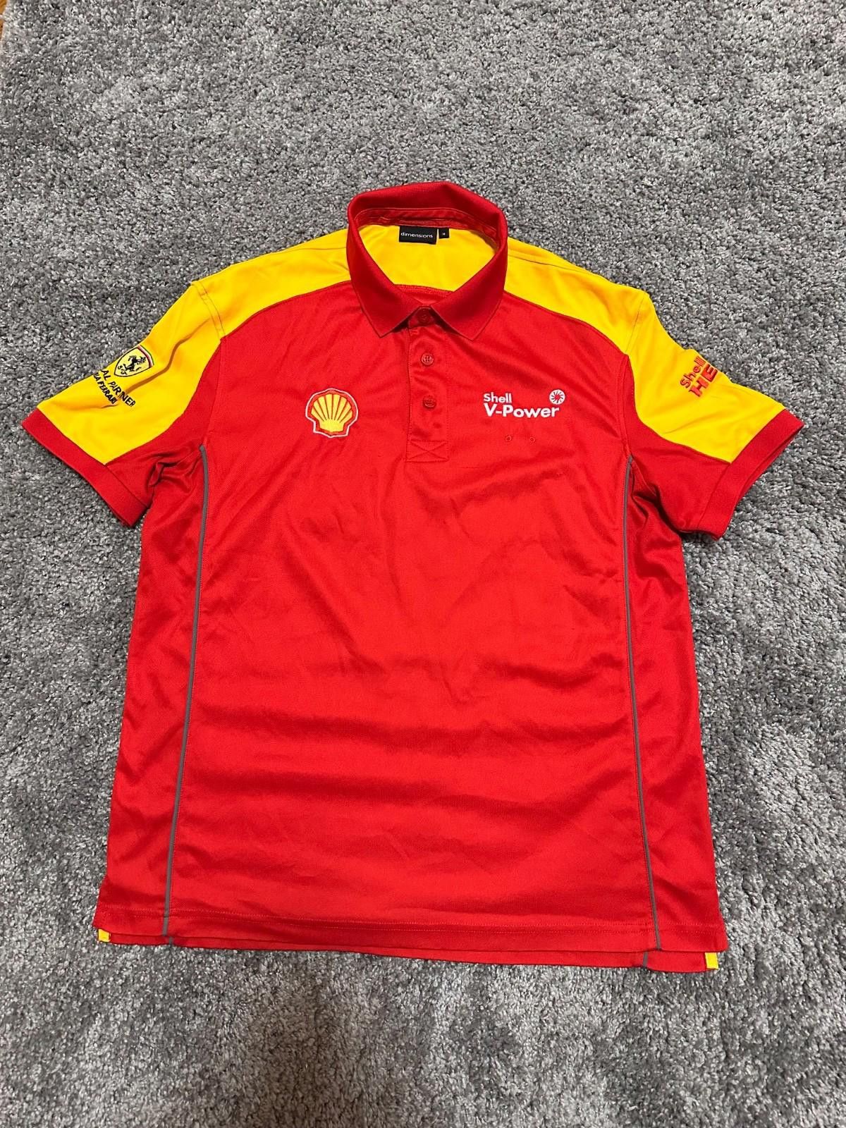 Ferrari Vintage Shell V-Power Ferrari Polo Shirt Racing F1 Size M Size US M / EU 48-50 / 2 - 1 Thumbnail