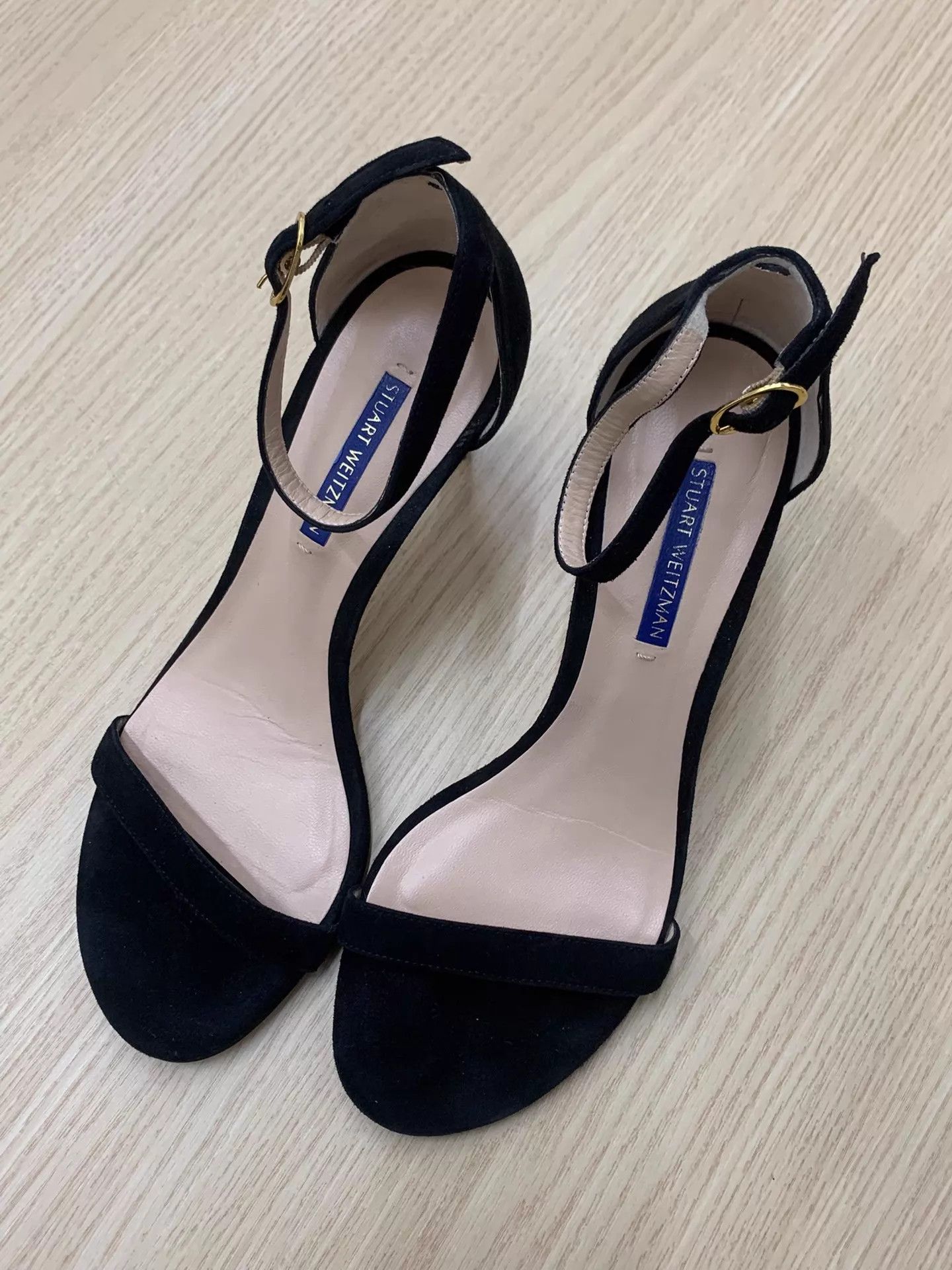 Stuart Weitzman Stuart Weitzman Black Strappy Pumps Size 39 New Size US 8.5 / IT 38.5 - 1 Thumbnail