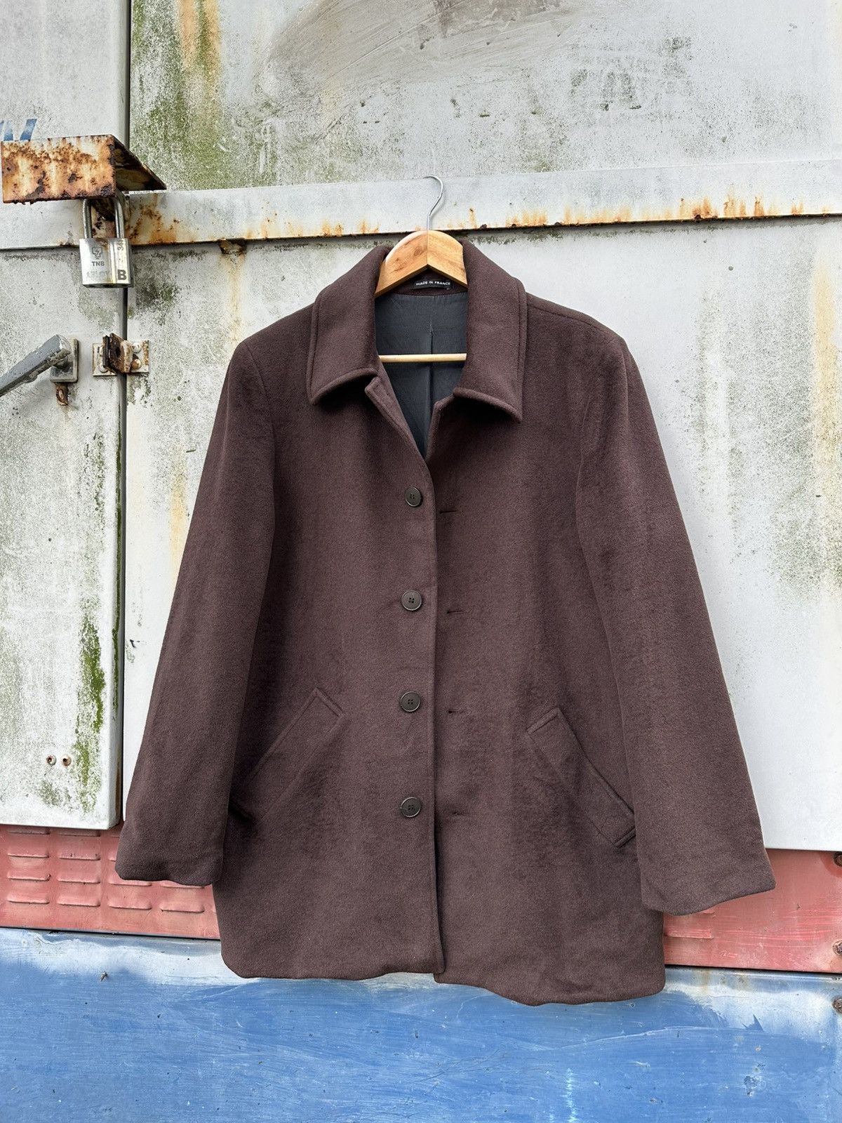 Lanvin **grail**Lanvin Paris Brown Pure Wool Soft Suede Jacket Size US M / EU 48-50 / 2 - 7 Thumbnail