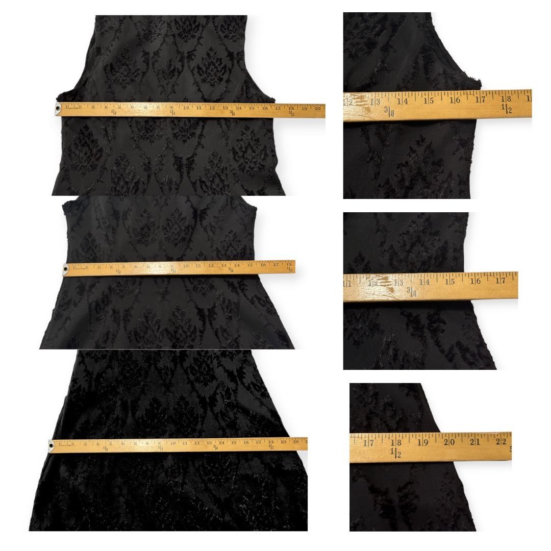 Ulla Johnson Elara Black Textured Midi Dress, Size 6, New wi
