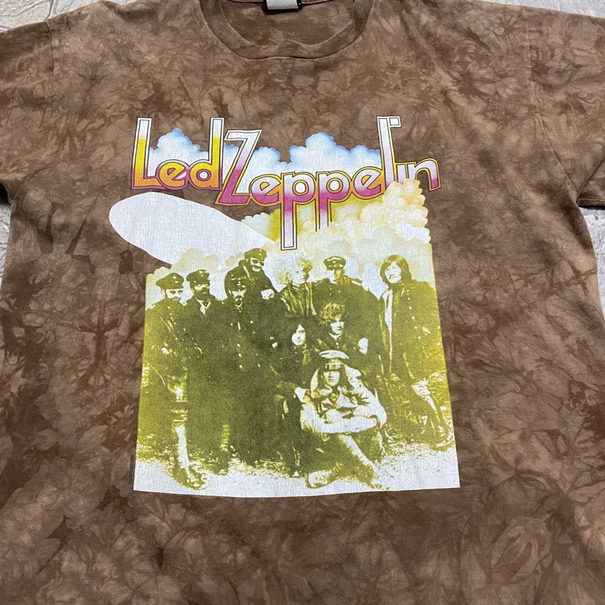 Liquid Blue Led Zeppelin T-shirt Big Logo Tee Size US L / EU 52-54 / 3 - 4 Thumbnail