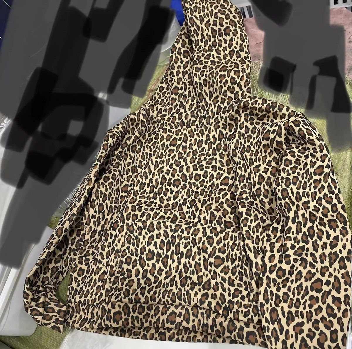 Other Vintage Leopard Print Hooded Sweater Size US L / EU 52-54 / 3 - 6 Thumbnail