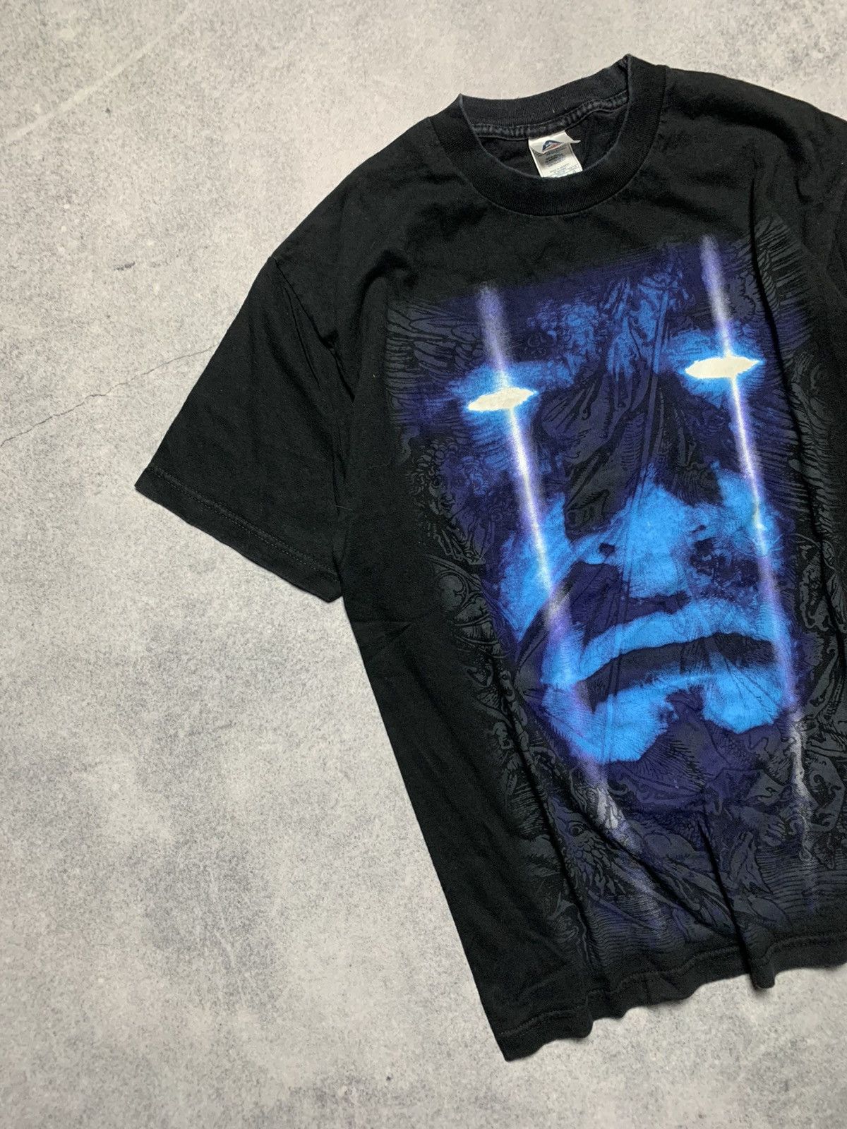 WWE Vintage WWE Undertaker The Eternal Phenom Skulls 2000s Tee Size US L / EU 52-54 / 3 - 3 Thumbnail