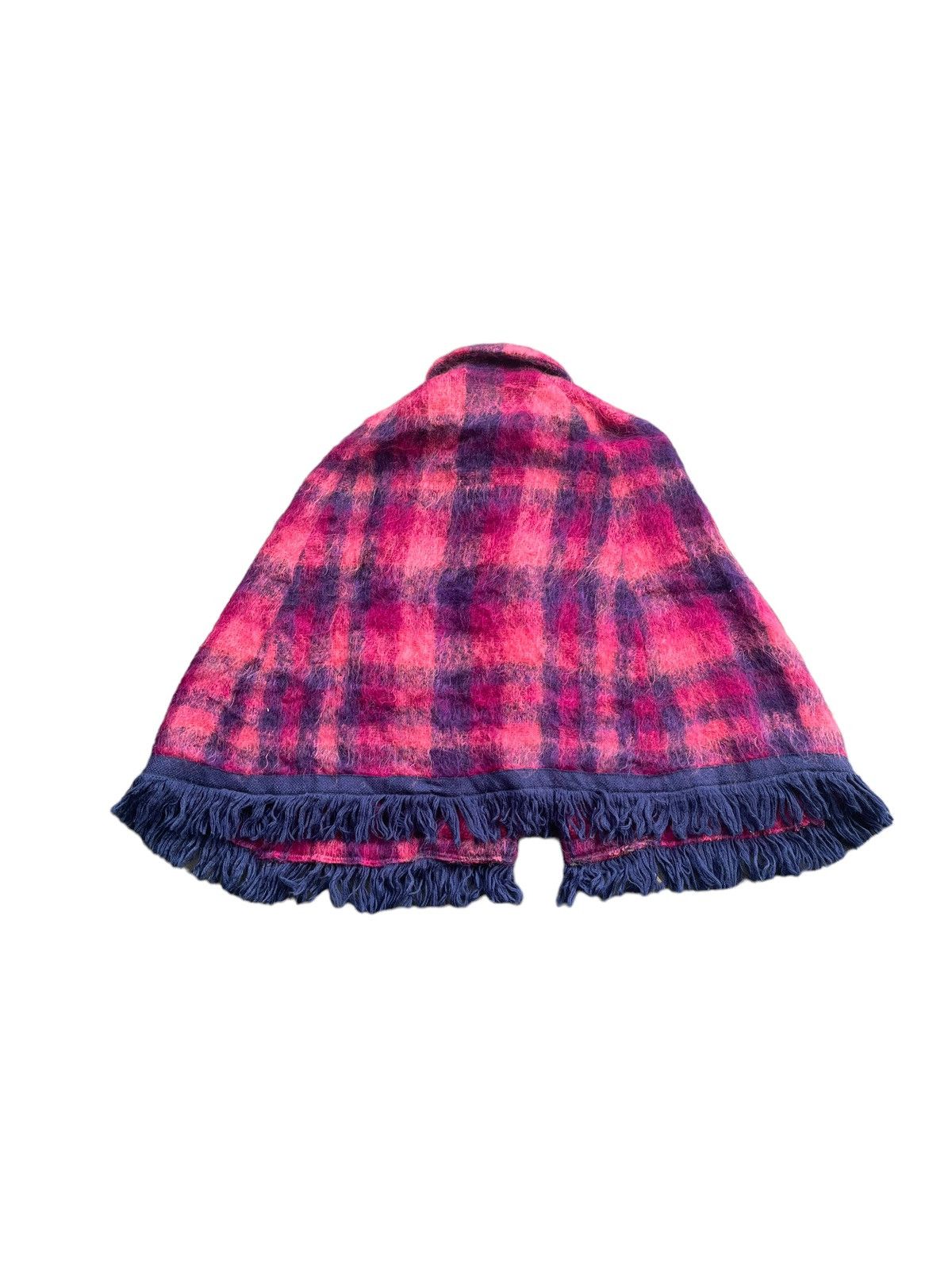 Designer × Vintage Vintage Mohair Poncho The Scotch House Size M / US 6-8 / IT 42-44 - 4 Thumbnail