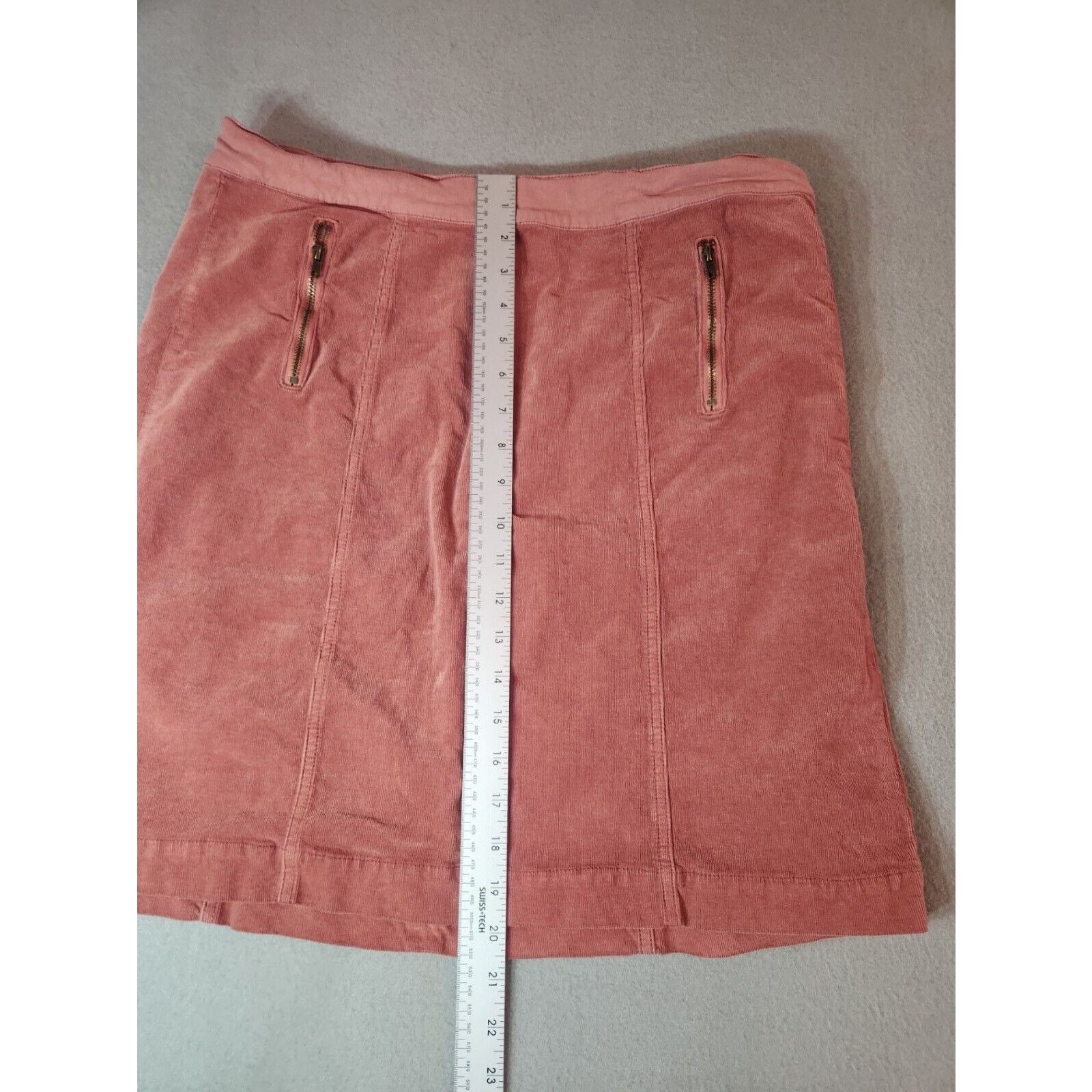 Other Kut From The Kloth Kinsie A Line Pink Clay Blush Corduroy Size 34" / US 12 / IT 48 - 12 Thumbnail
