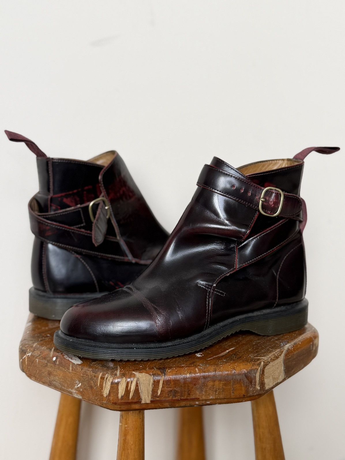 Dr. Martens Vintage D.r Martens Leather Brown Belted Classic Shoes Size US 7 / IT 37 - 3 Thumbnail