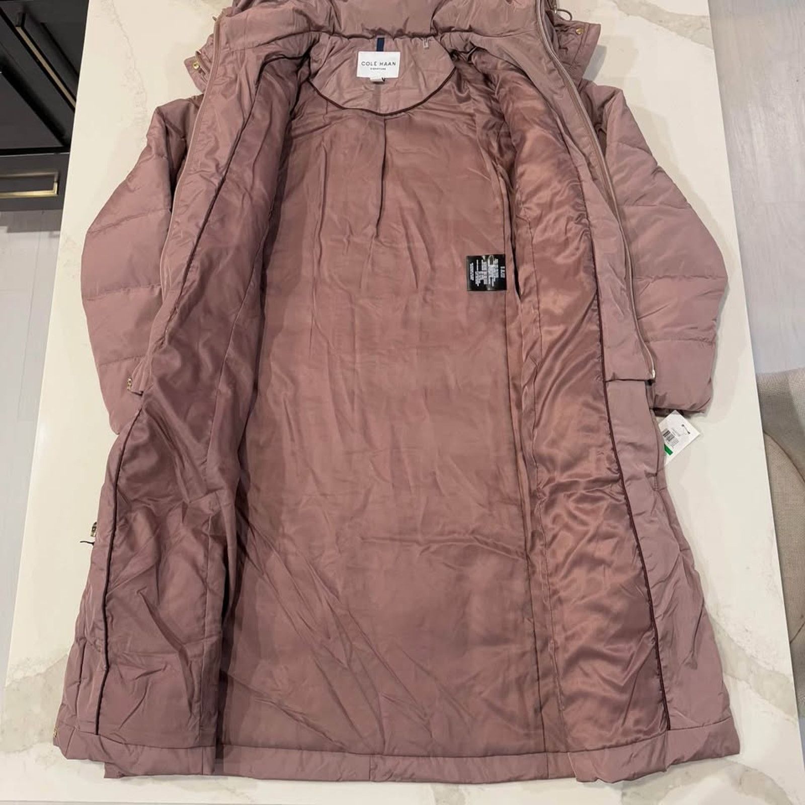 Cole Haan Cole Haan NWT Signature Tafetta Down Coat Parka Women Large Size L / US 10 / IT 46 - 5 Thumbnail