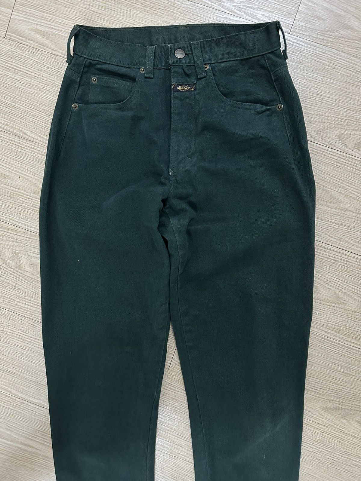 Marithe + Francois Girbaud × Vintage Rare Vintage Marithe Francois Girbaud High Rise Green Jeans Size 26" / US 2 / IT 38 - 3 Thumbnail
