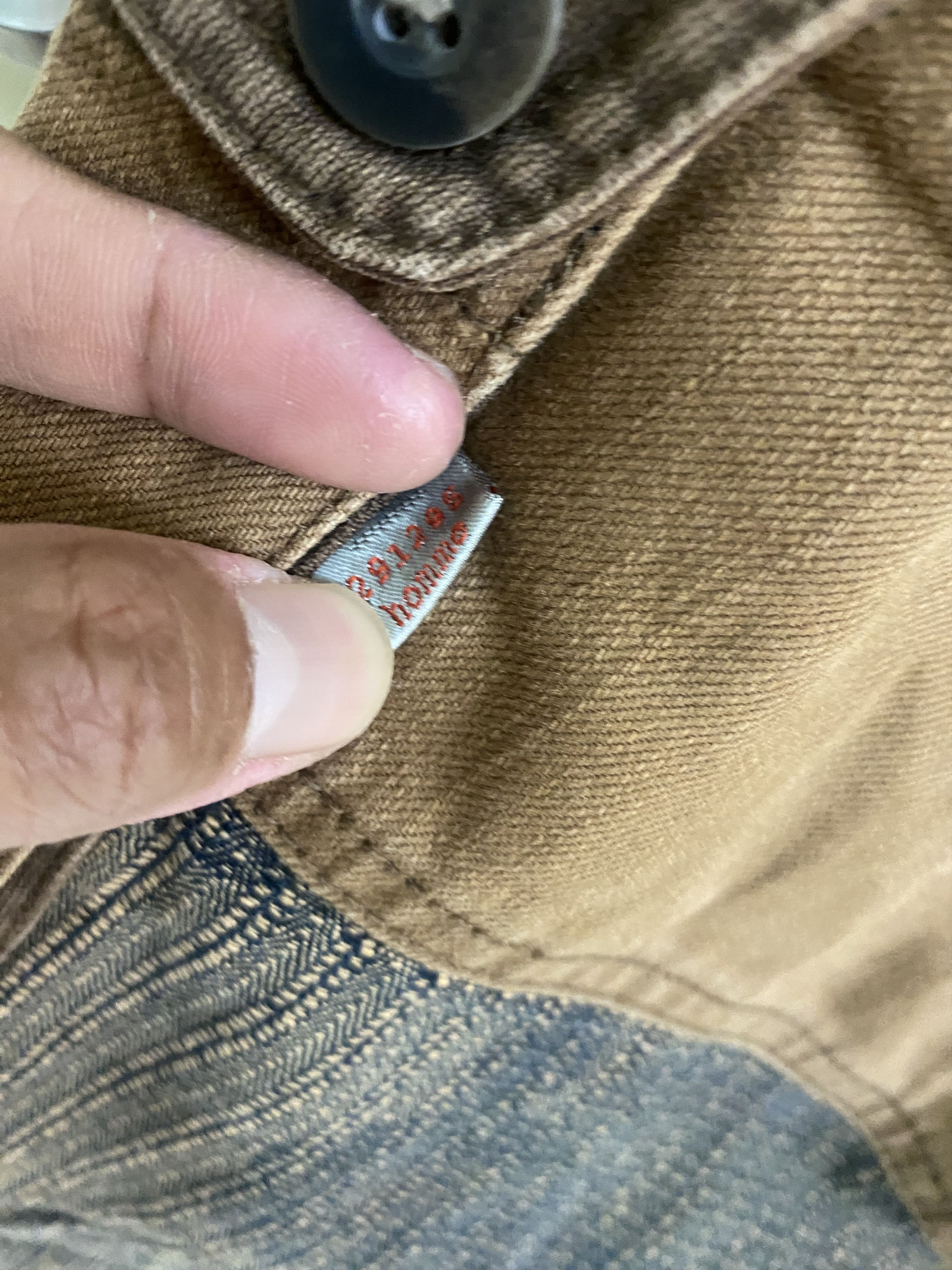 If Six Was Nine 291295 Homme Cargo Multipocket Jeans Size US 31 - 8 Thumbnail
