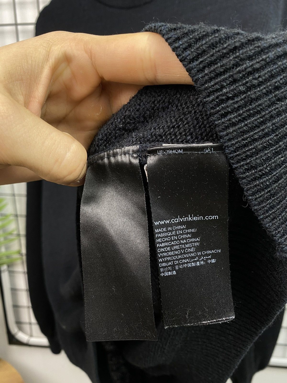 Other Calvin Klein Jeans Oversized Men’s Sweater Black M Big logo Size US M / EU 48-50 / 2 - 7 Thumbnail