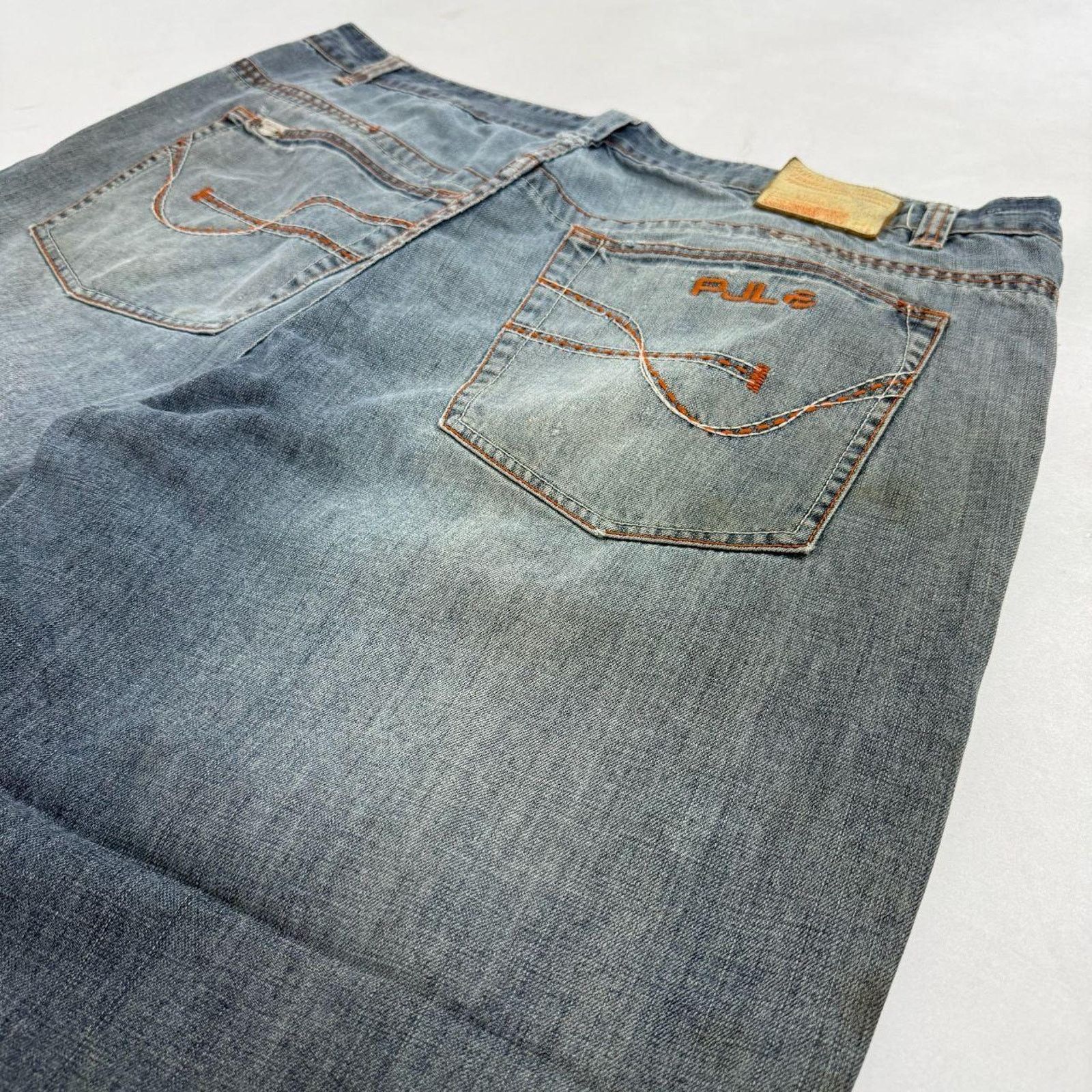 JNCO × Pepe Jeans × Vintage Vintage y2k faded embroidered stonewash baggy pepe rare jean Size US 42 / EU 58 - 2 Thumbnail