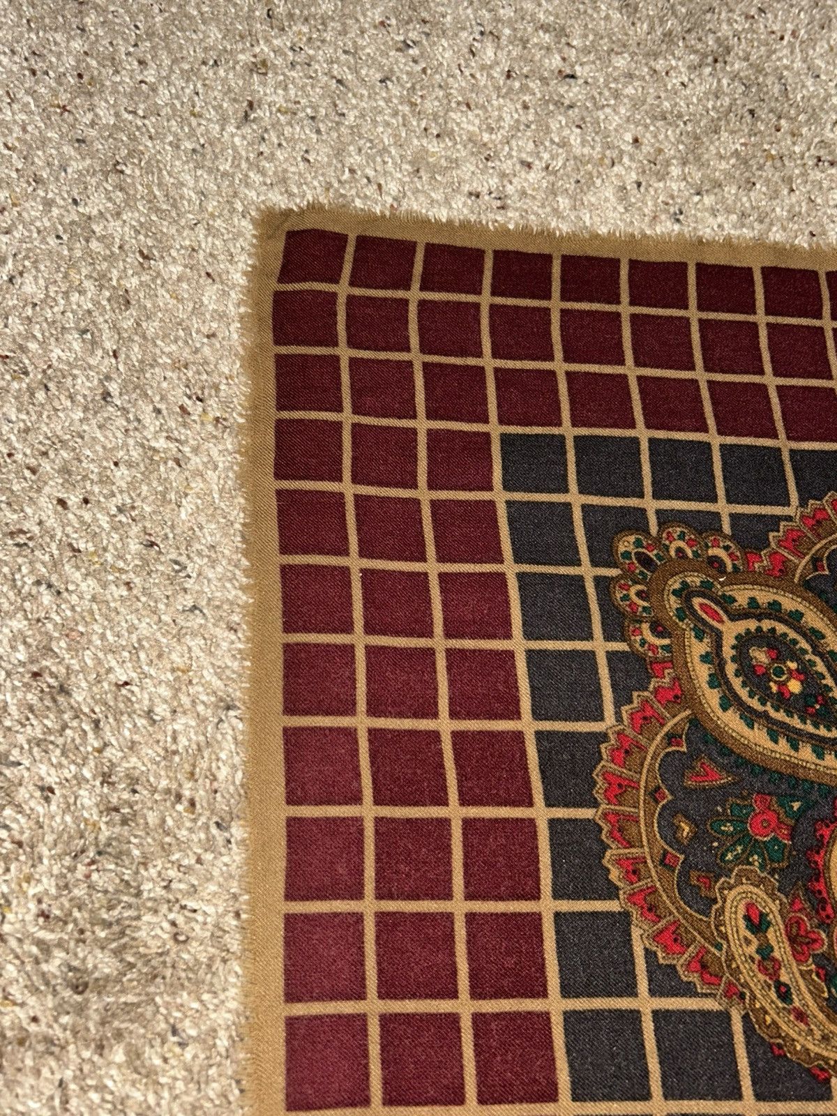 Dior Christian Dior Vintage Paisley Patterned 52x52” Scarf Size ONE SIZE - 6 Thumbnail