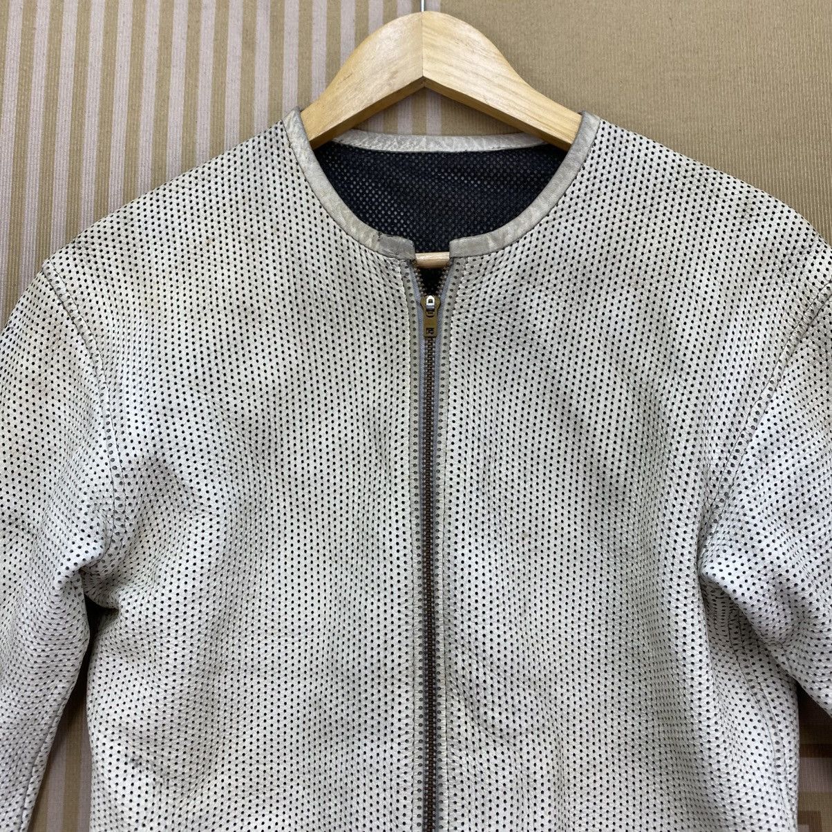 Vintage 🐐Vintage Mesh Leather Jacket Size M / US 6-8 / IT 42-44 - 4 Thumbnail