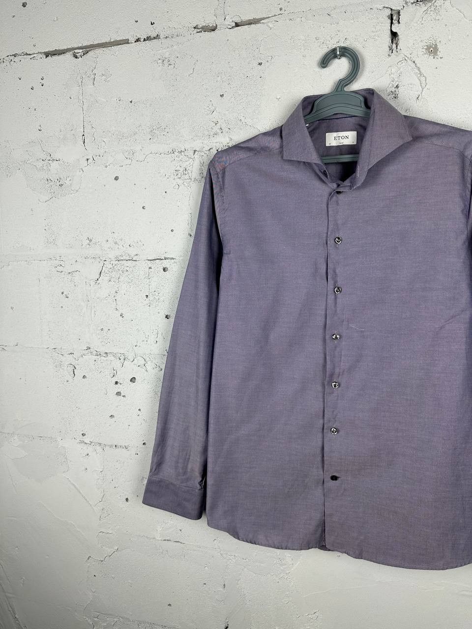 Eton Eton Cotton Premium Luxury Classic Navy Shirt Size US XL / EU 56 / 4 - 3 Thumbnail