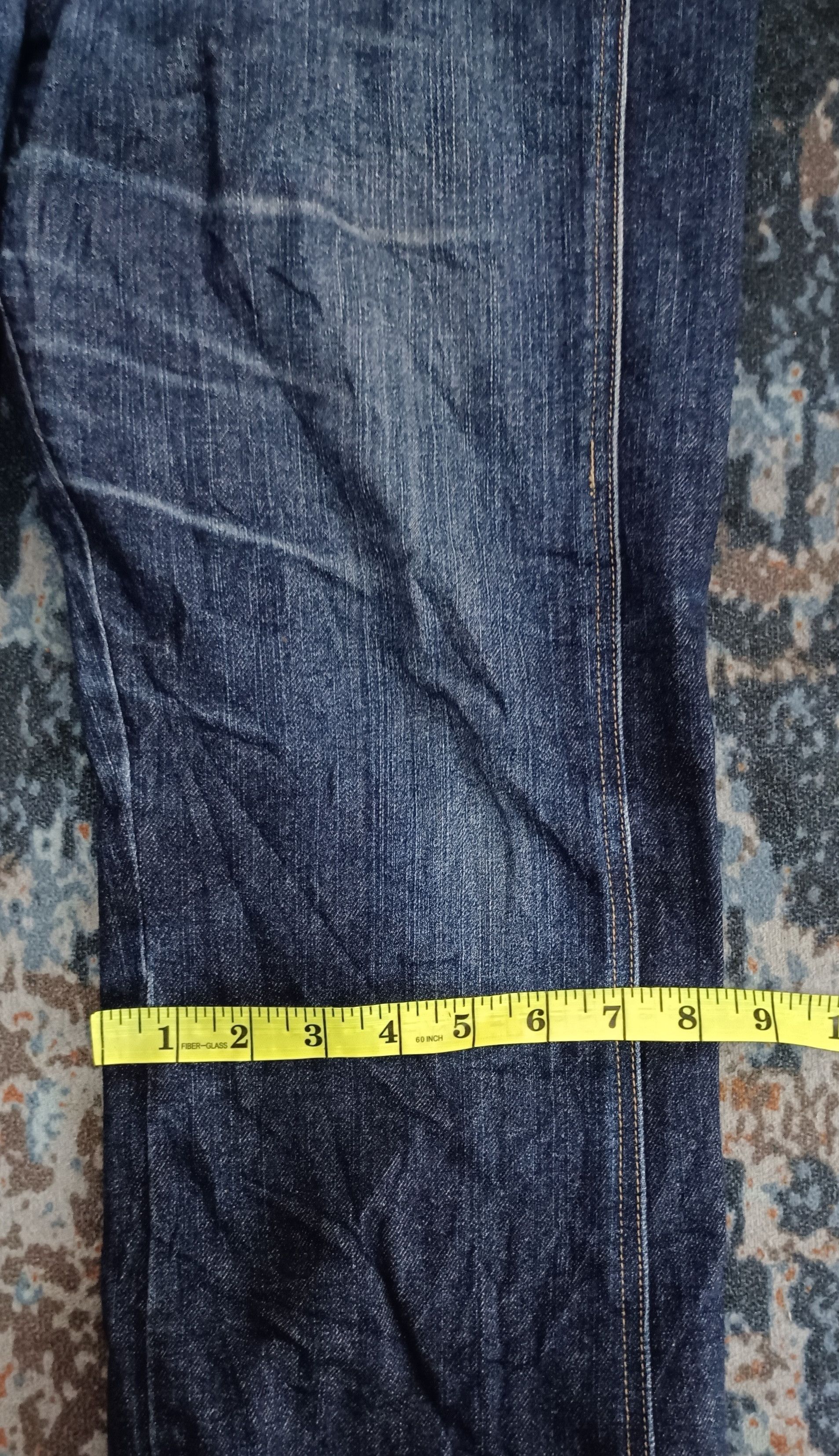 Japanese Brand Vintage💥 Flare Orange Juice jeans Size US 33 - 21 Thumbnail