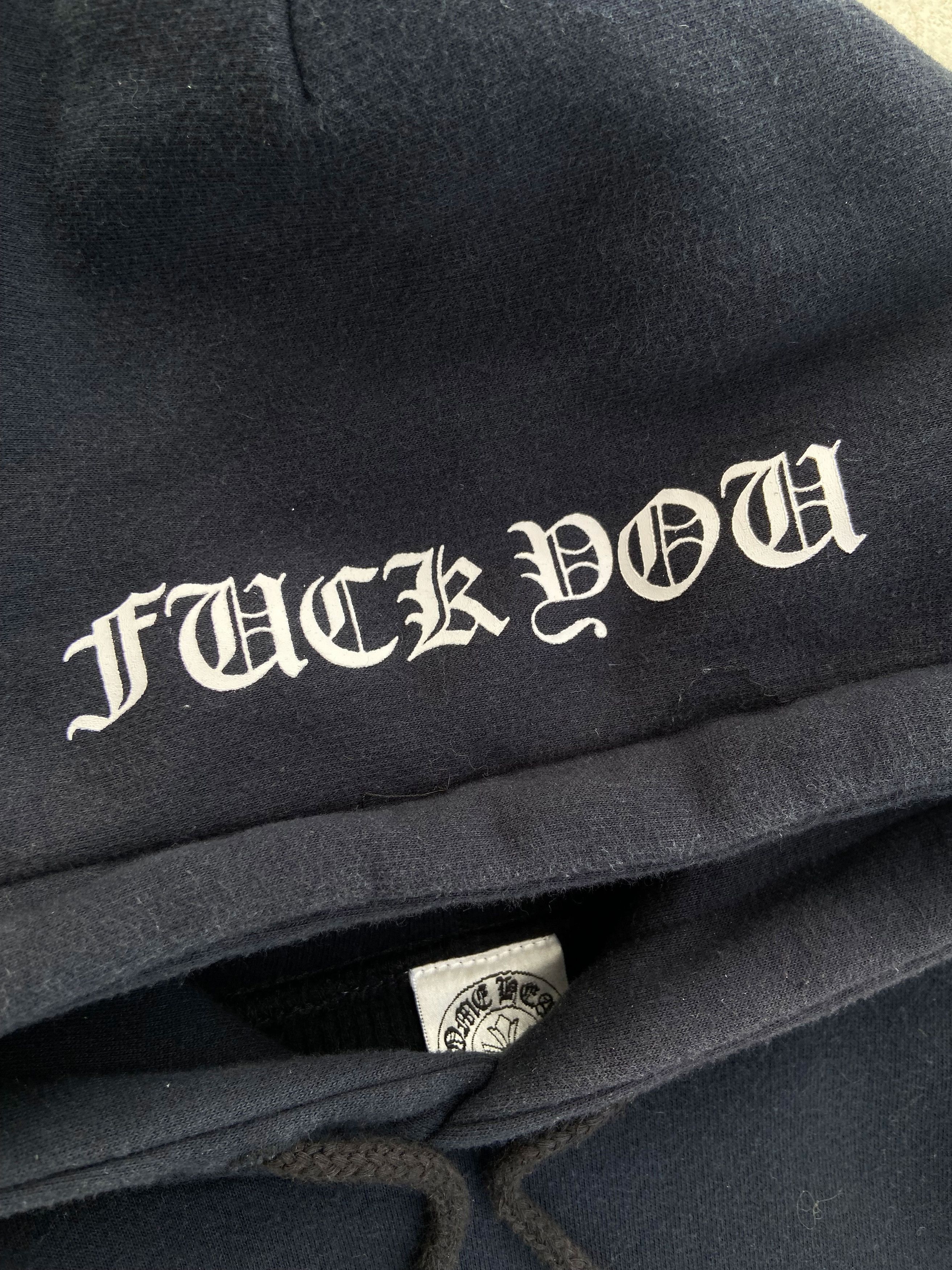 Chrome Hearts FADED Chrome Hearts Thermal Plus Cross Logo Hoodie Size US M / EU 48-50 / 2 - 17 Thumbnail