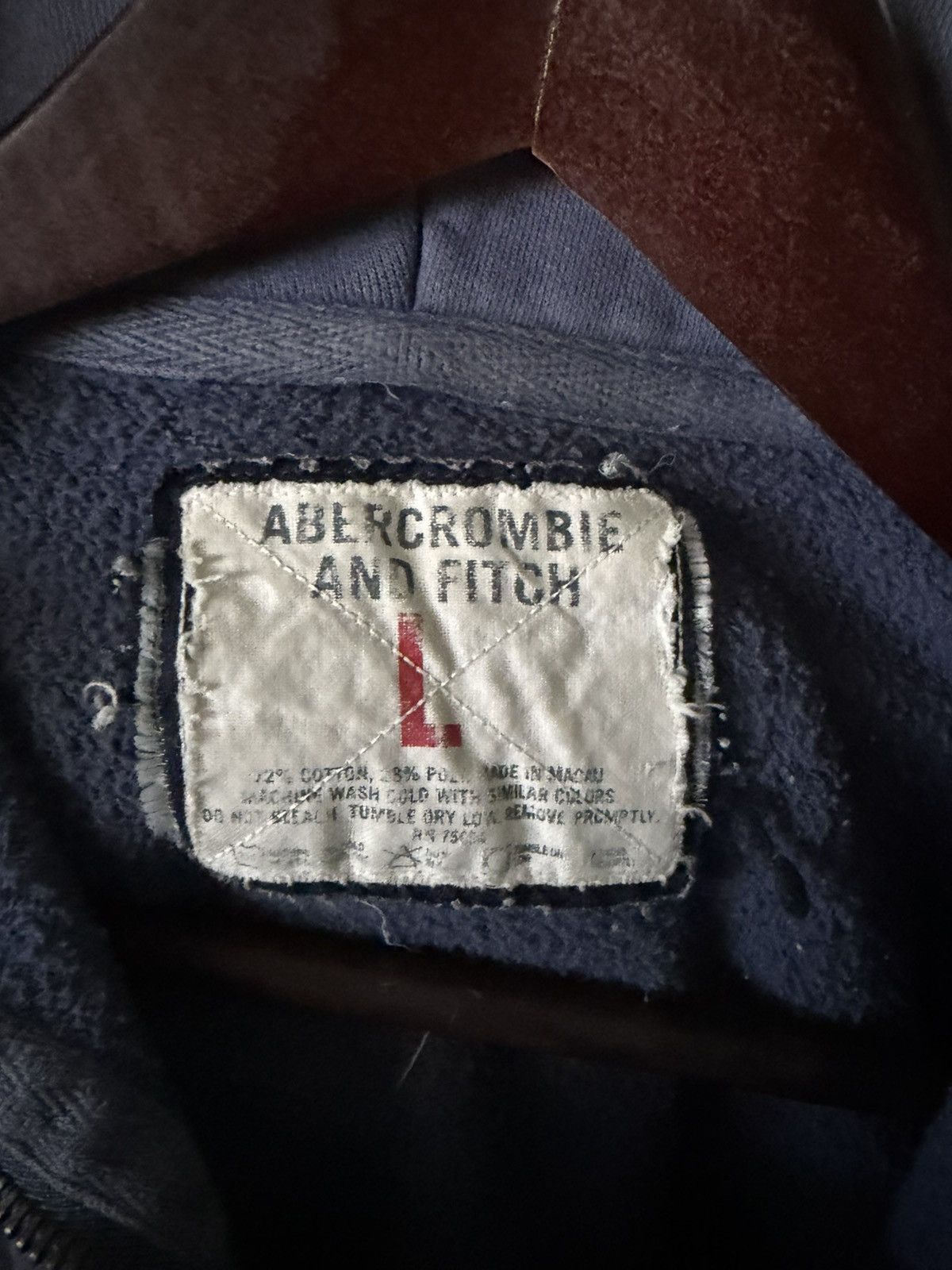 Abercrombie & Fitch Rare Vintage Abercrombie and Fitch Zip Up Hoodie Size US L / EU 52-54 / 3 - 4 Thumbnail