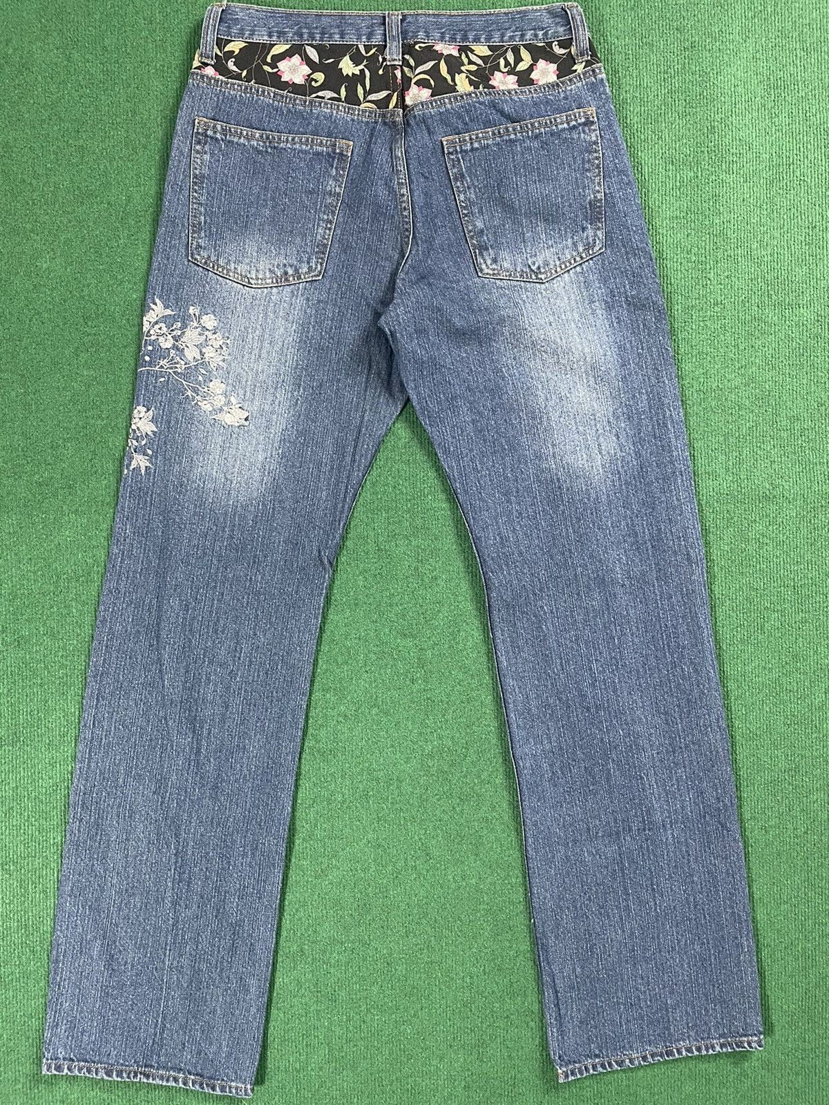 Japanese Brand Japanese Jeans With Art Karakuri Motif Style Size US 31 - 4 Thumbnail