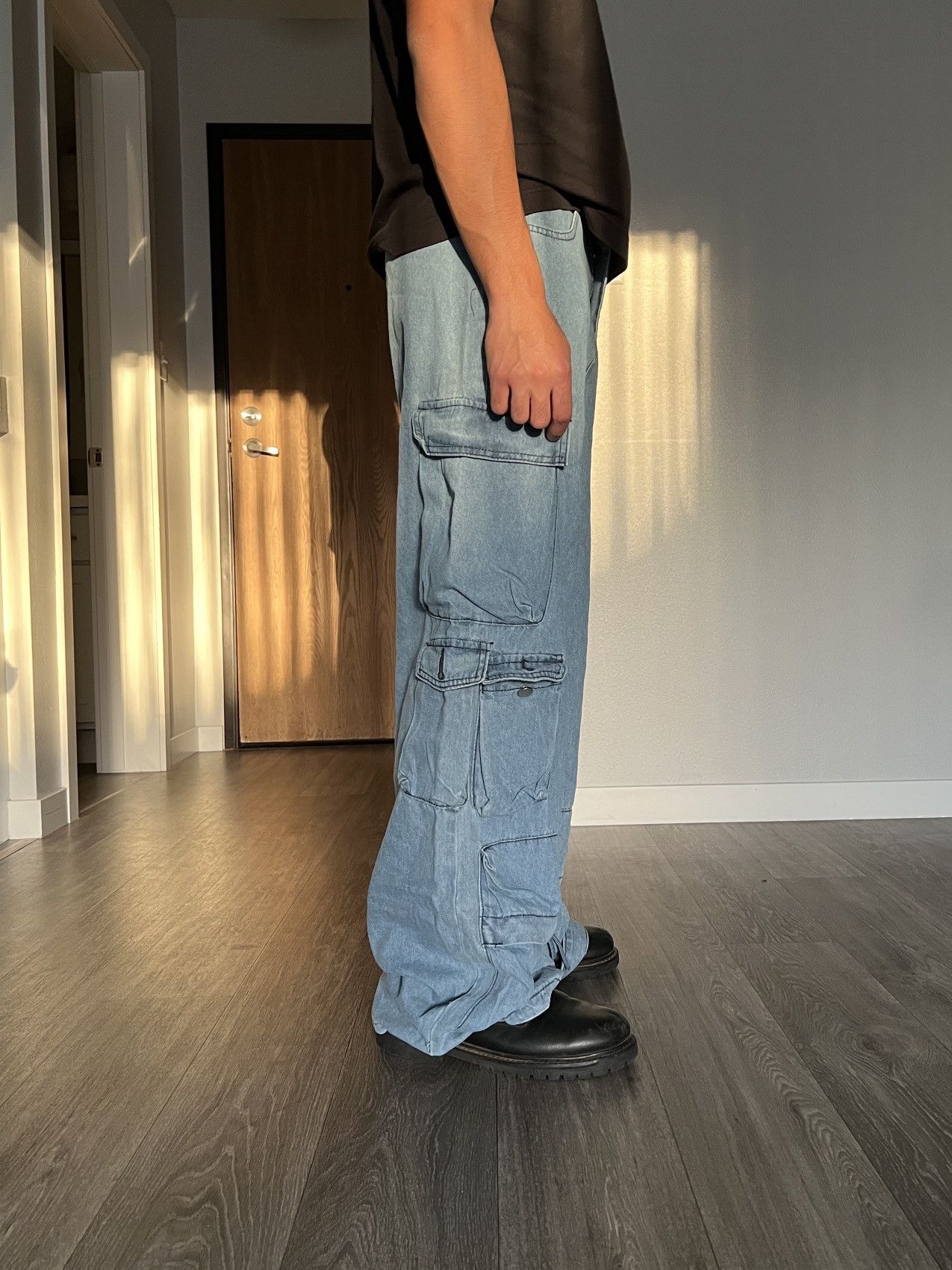 Japanese Brand × Vintage Aelfric Eden Baggy Jean Cargo Pants Size US 30 / EU 46 - 3 Thumbnail