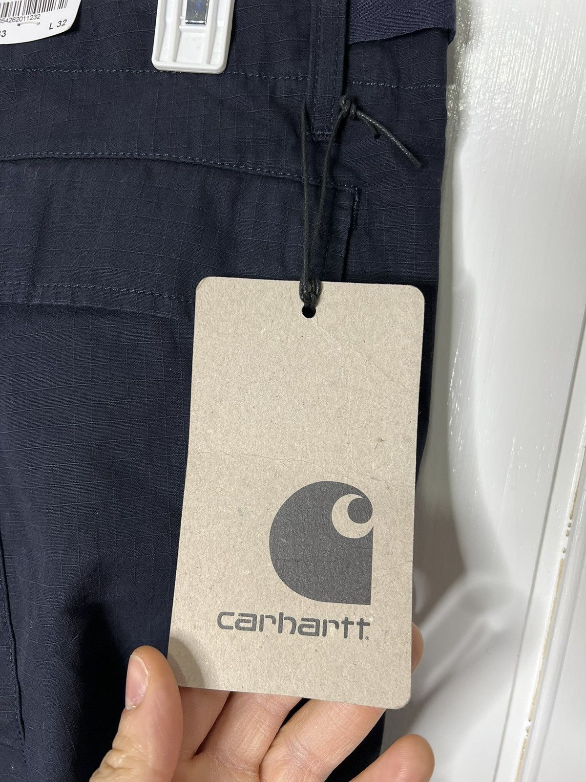Carhartt Wip Carhartt WIP Aviation Cargo Pants Dark Navy Slim Fit 33x32 Size US 33 - 3 Thumbnail