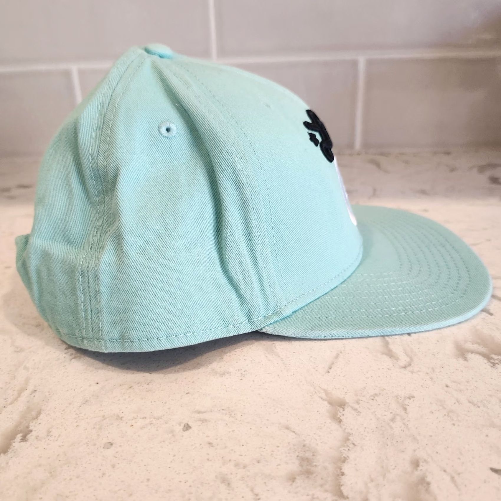 Logo 7 LRG Snapback Hat Turquoise Script Logo Adjustable Cap Men Size ONE SIZE - 3 Thumbnail