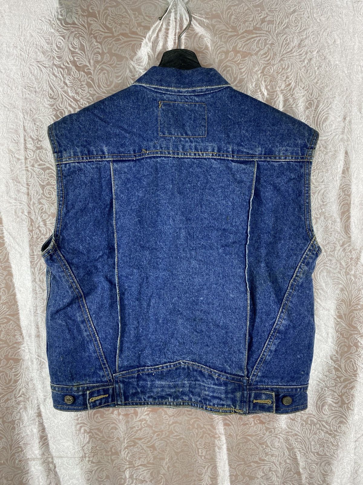 Japanese Brand Vintage Houston Denim Vest Workwear Trucker SleevelessJacket Size US M / EU 48-50 / 2 - 12 Thumbnail