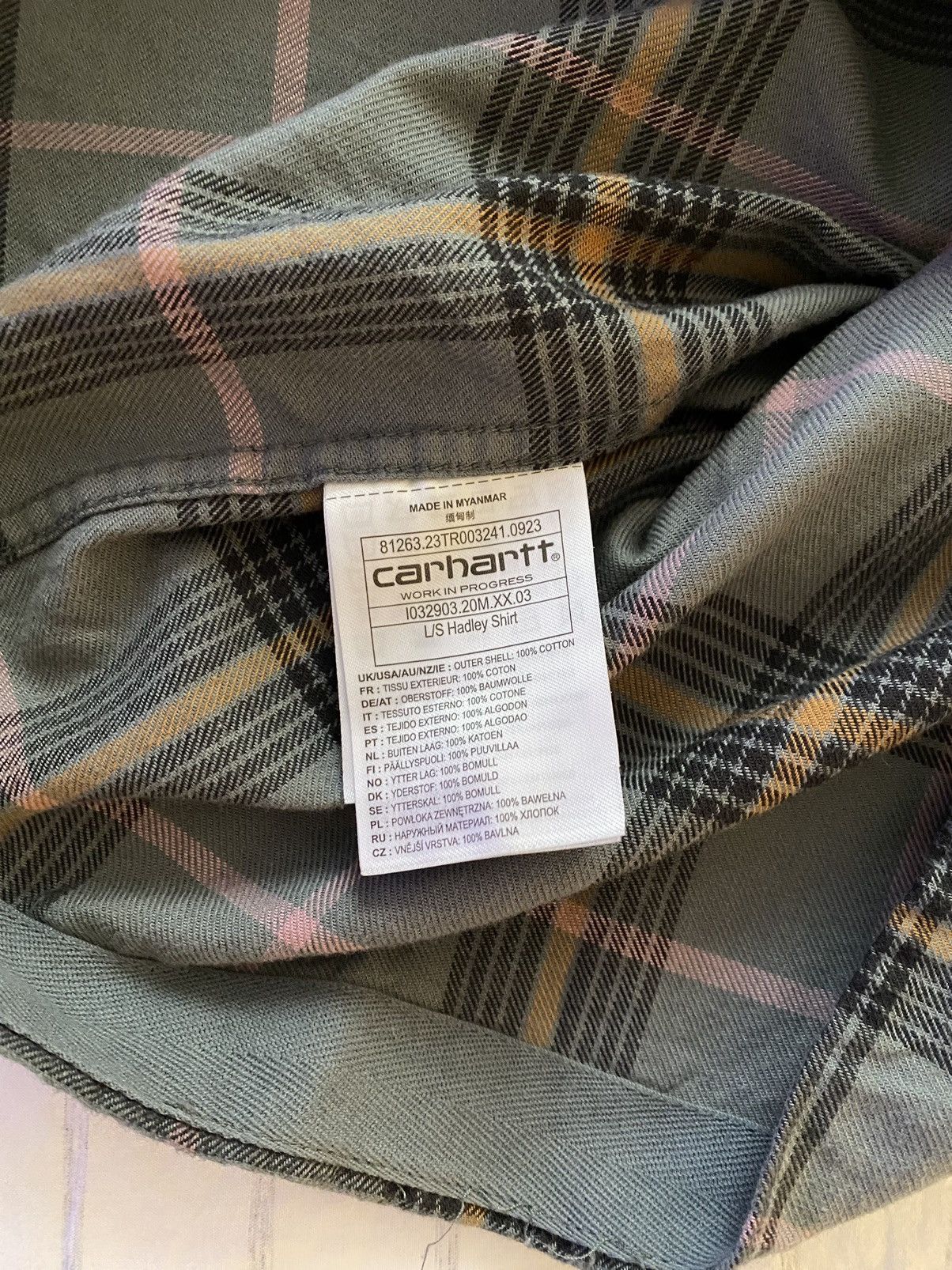 Carhartt Wip Carhartt WIP L/S Hadley Shirt XL Size US XL / EU 56 / 4 - 10 Thumbnail