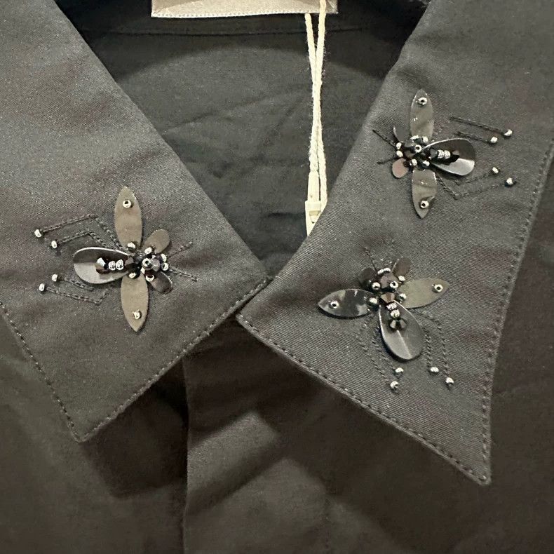 Dior Dior Size38 Neckline bee shirt Size US XXS / EU 40 - 3 Thumbnail