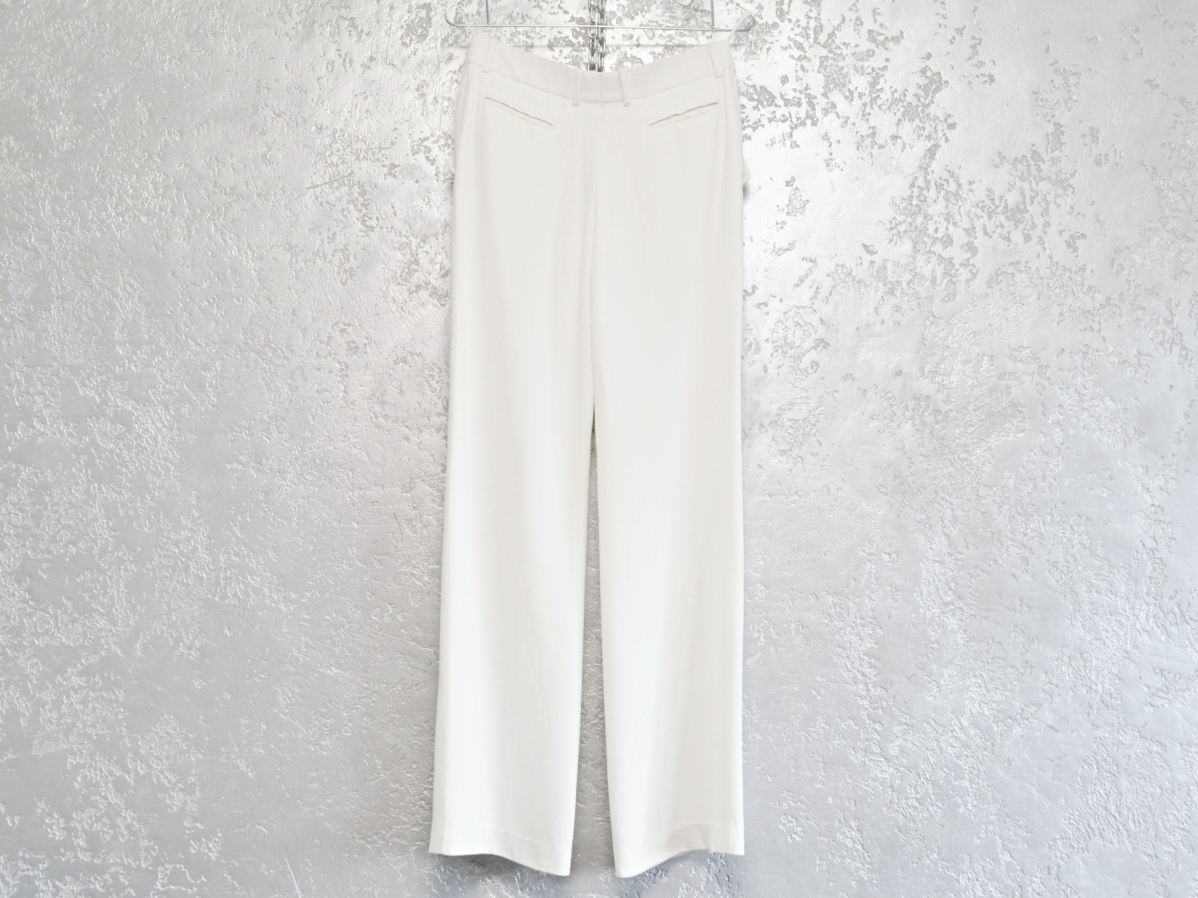 Celine CELINE Made in Italy White Straight-Leg Pants Vintage Size 25" / US 0 / IT 36 - 3 Thumbnail