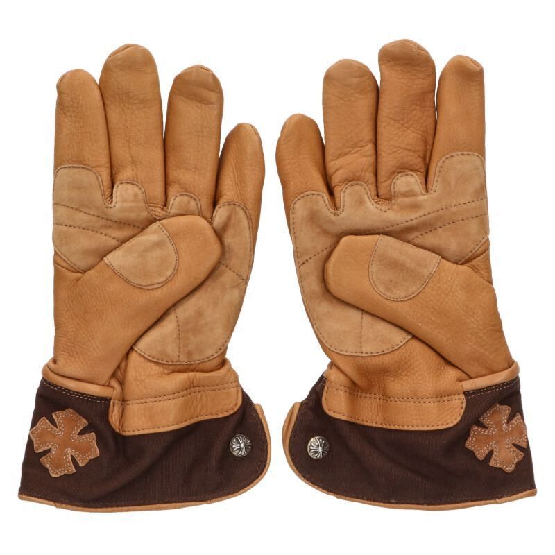 Chrome Hearts Chrome Hearts GLOBE CH Plus Leather Gloves Size ONE SIZE - 2 Thumbnail