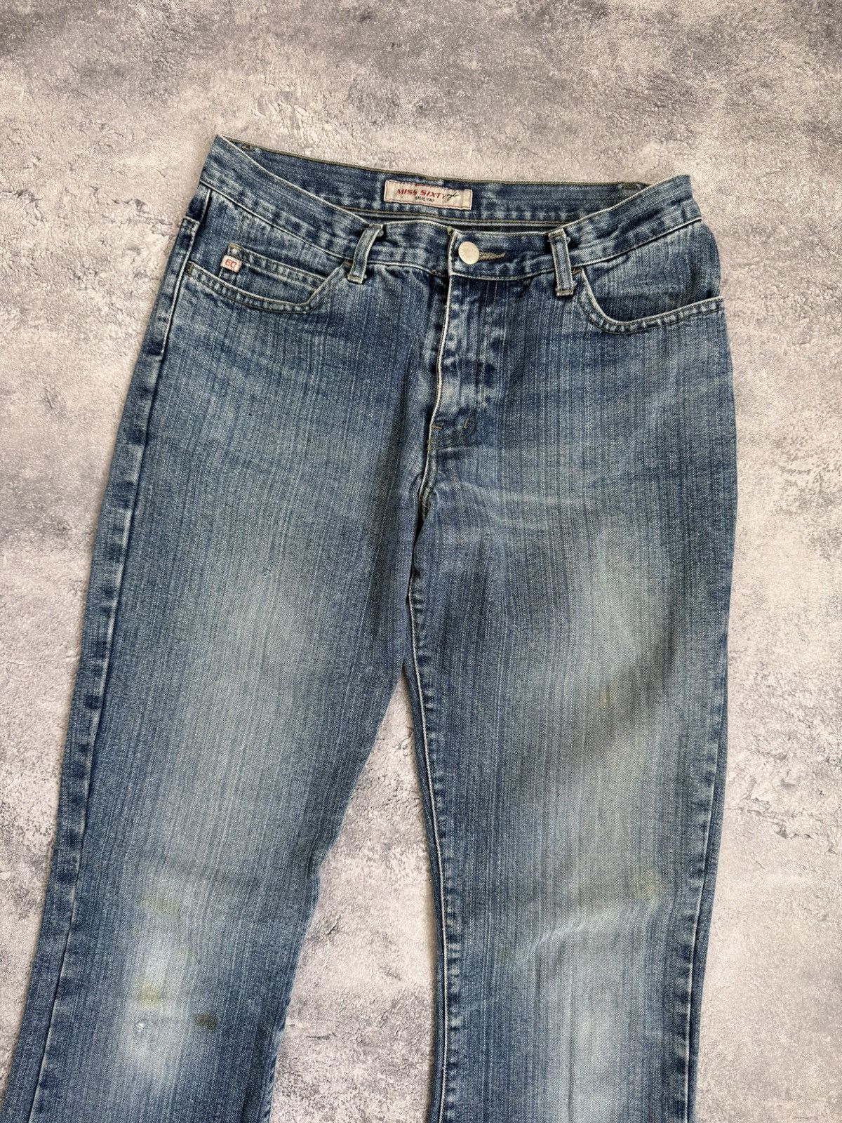 Miss Sixty Vintage Y2K Miss Sixty Flared Low Rise Jeans Hype Streetwear Size 29" - 17 Thumbnail