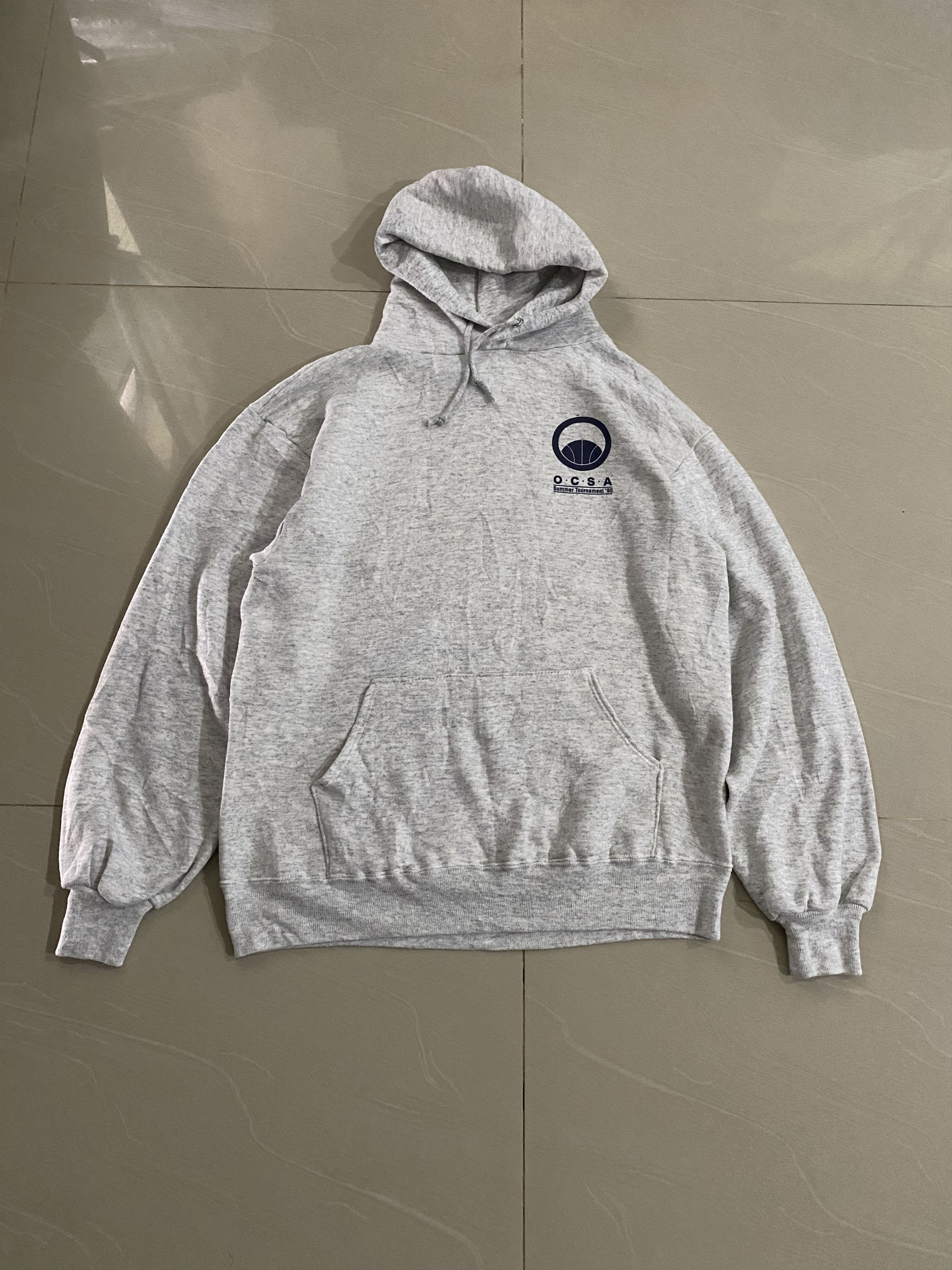 Jerzees × Vintage Vintage 90s OCSA Summer Tournament Basketball hoodie Size US L / EU 52-54 / 3 - 2 Thumbnail