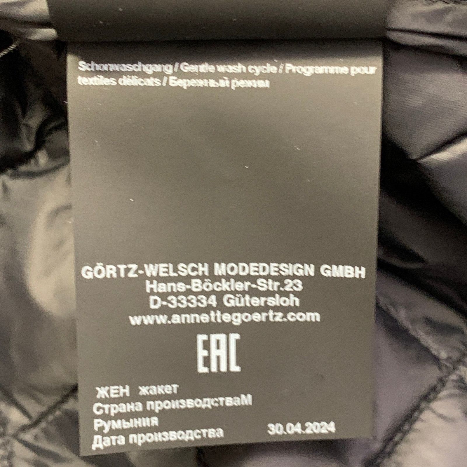 Annette Gortz ANNETTE GOERTZ Size XS Black Polyester Hooded Layered Jacket Size XS / US 0-2 / IT 36-38 - 10 Thumbnail