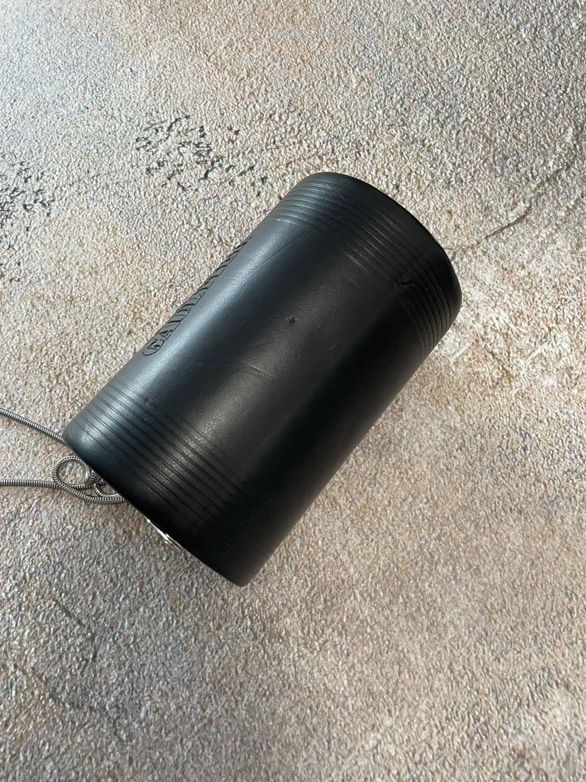 Jean Paul Gaultier Vintage Jean Paul Gaultier Black Leather Cylinder Clutch Size ONE SIZE - 7 Thumbnail