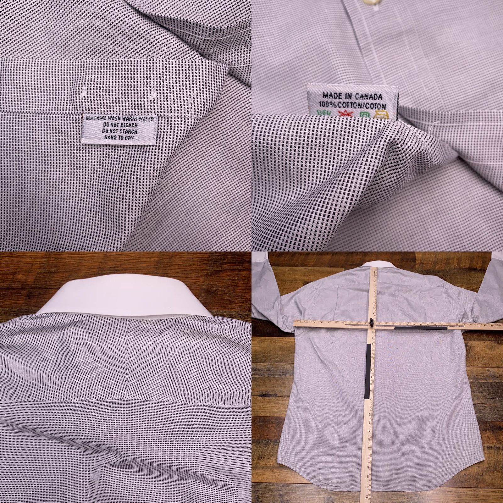 Vintage VINTAGE Hickey Freeman Dress Shirt Mens 16 White French Cuff Button Up Shirt Size US L / EU 52-54 / 3 - 8 Thumbnail