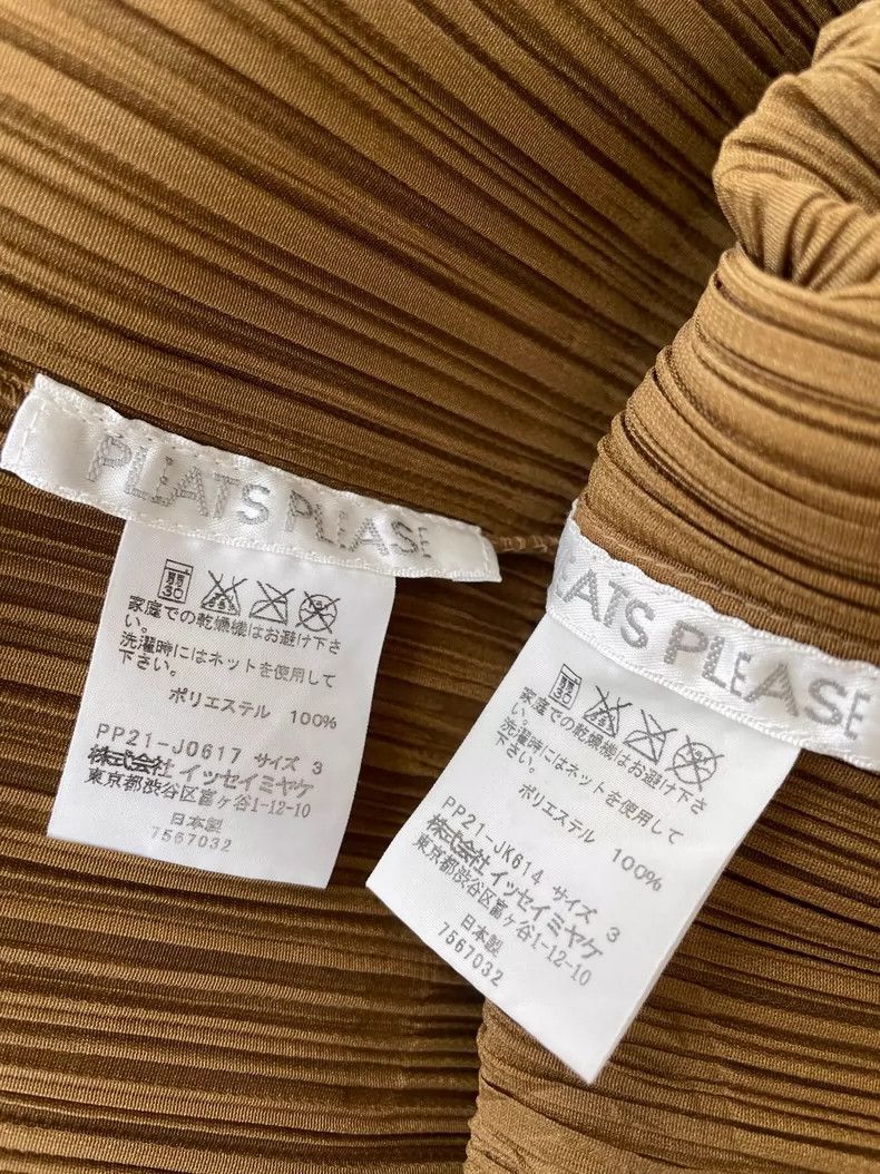 Issey Miyake Issey Miyake size:3 Brown pleated coat Size M / US 6-8 / IT 42-44 - 8 Thumbnail