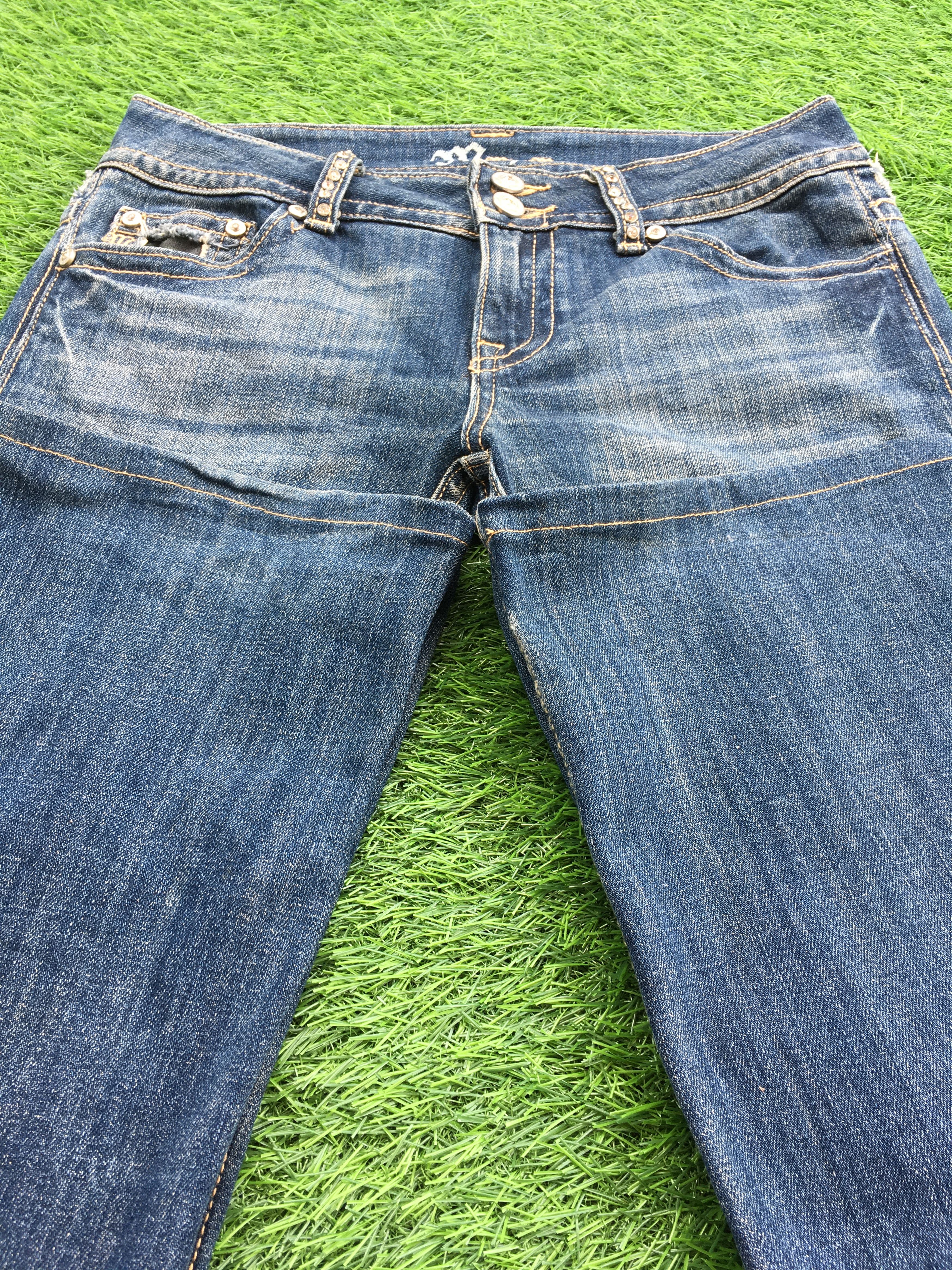 Jean Camo Embellished Bootcut Jeans D-1201 Size 28" / US 6 / IT 42 - 7 Thumbnail