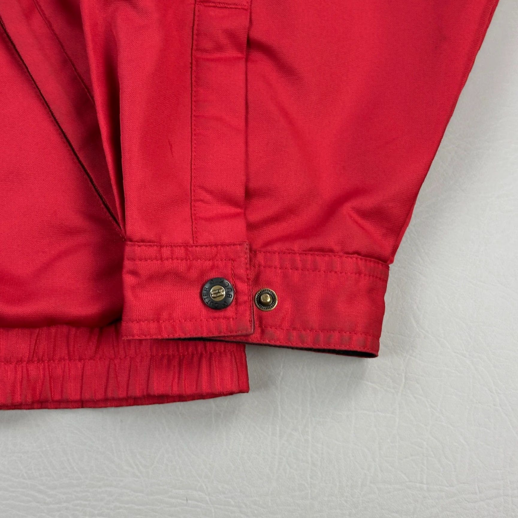 Cutter & Buck VINTAGE Cutter & Buck Jacket Mens XL Lined Full Zip Whistler 04 Presidents Club Windbreaker, Red, Solid, Regular, Golf, Walking, 90s USA Mens Size US XL / EU 56 / 4 - 4 Thumbnail
